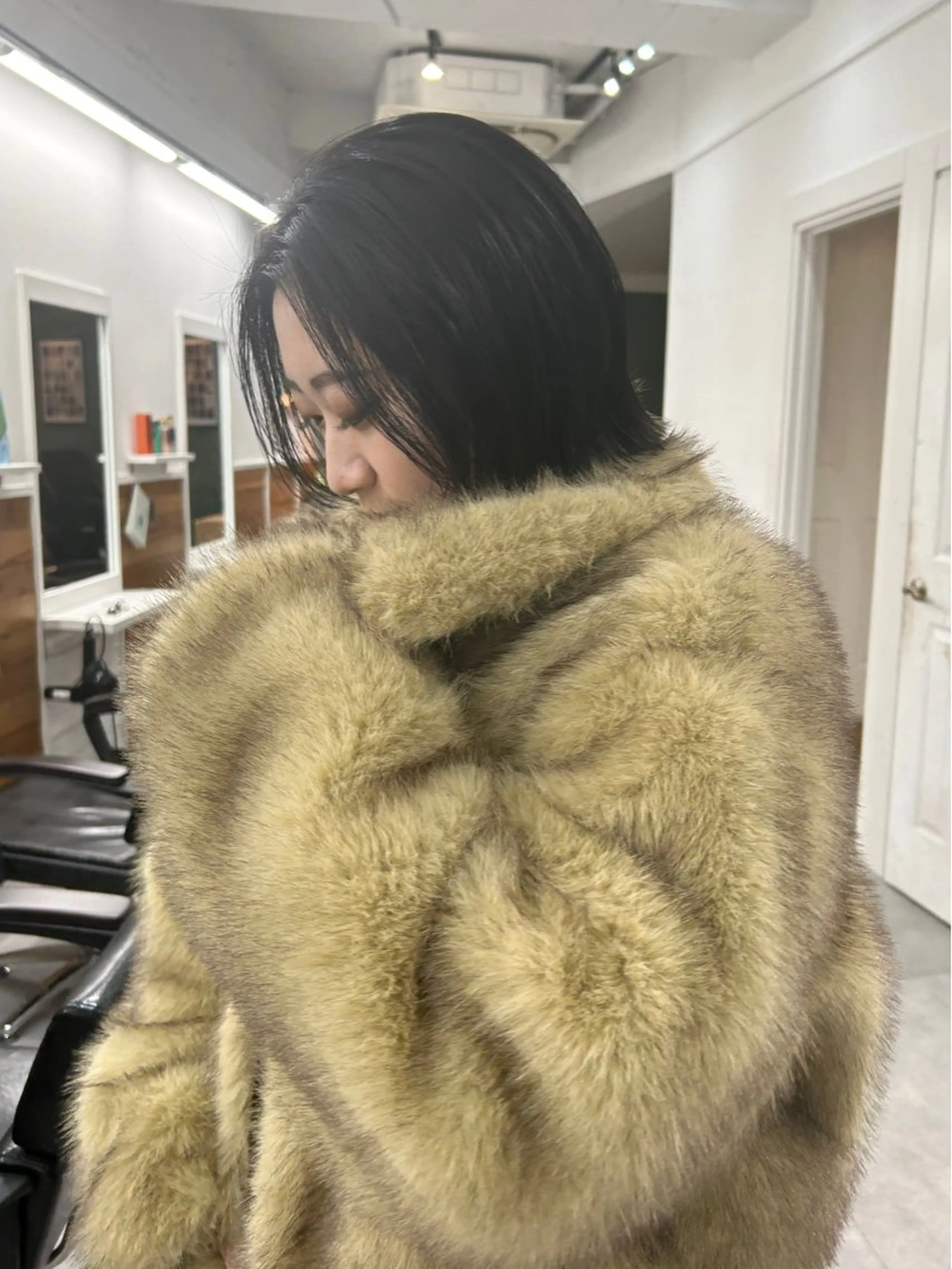 ミディアム カラー レイヤーボブ/ 艶カラー/サナ🌼のヘアスタイル