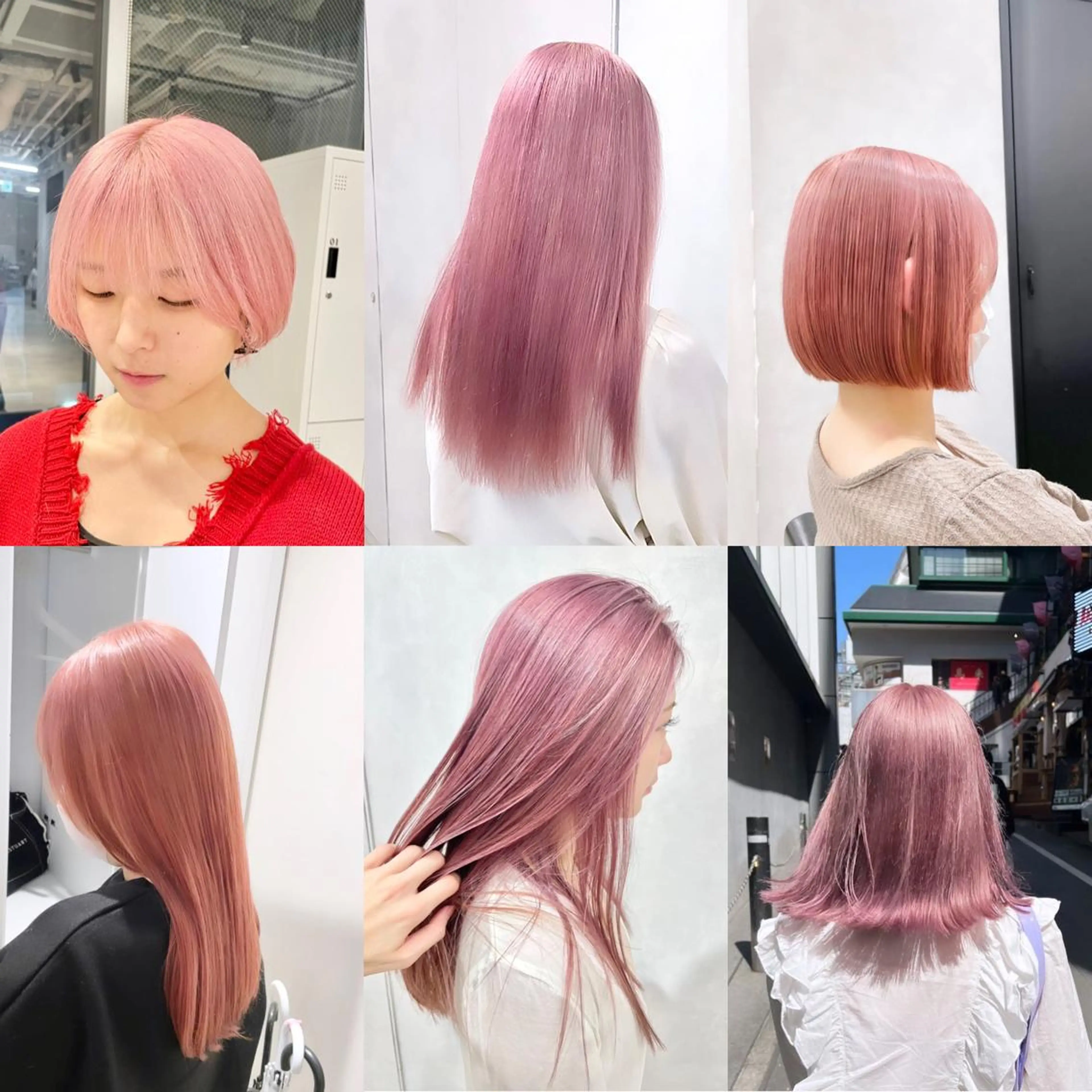 カラー ピンクカラー ヘアカラー トリートメント 🔷ダブルカラーハイ トーン🔷櫻井走のヘアスタイル