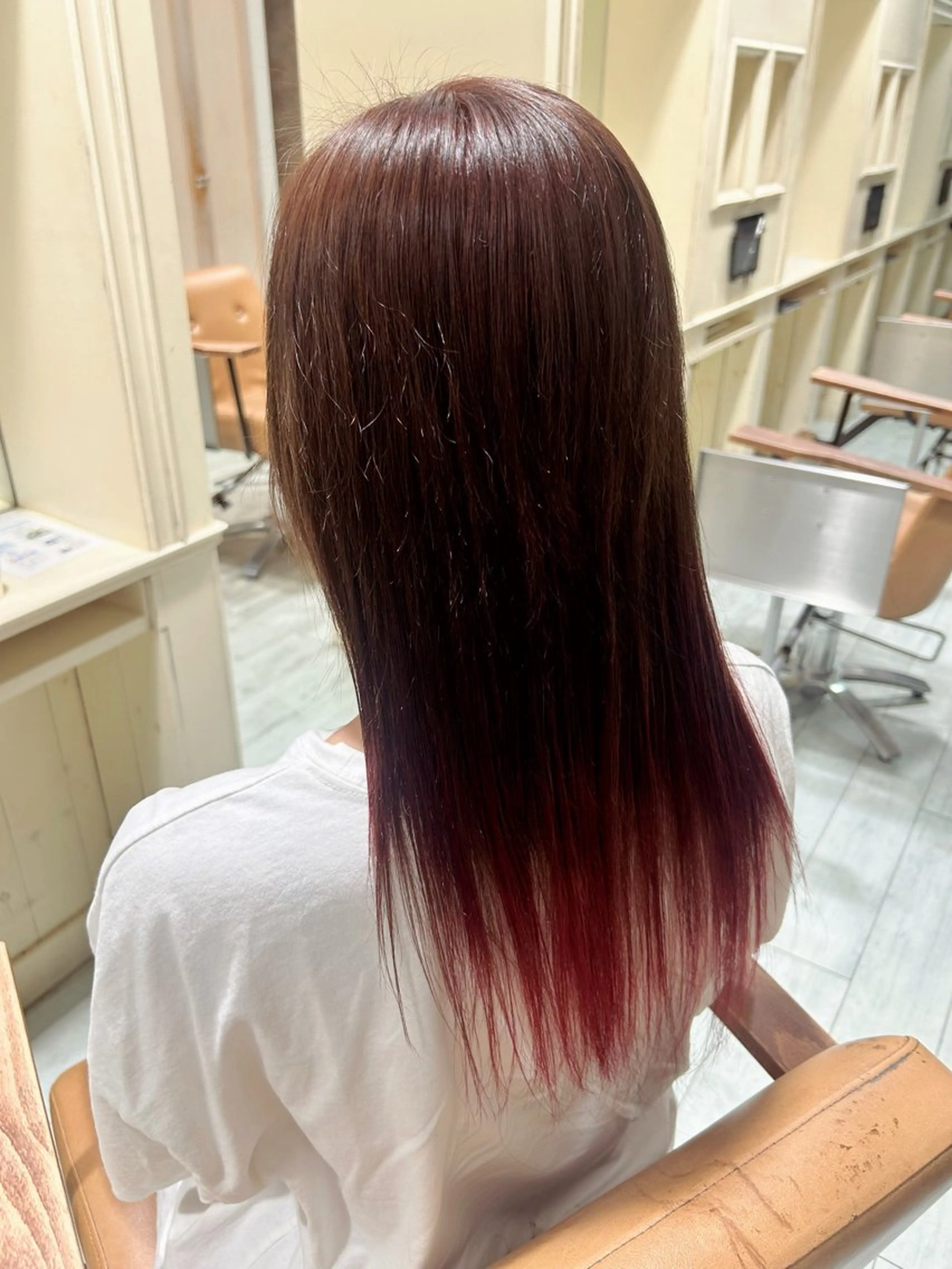 ロング 高崎/暖色カラー /近藤莉々香のヘアスタイル