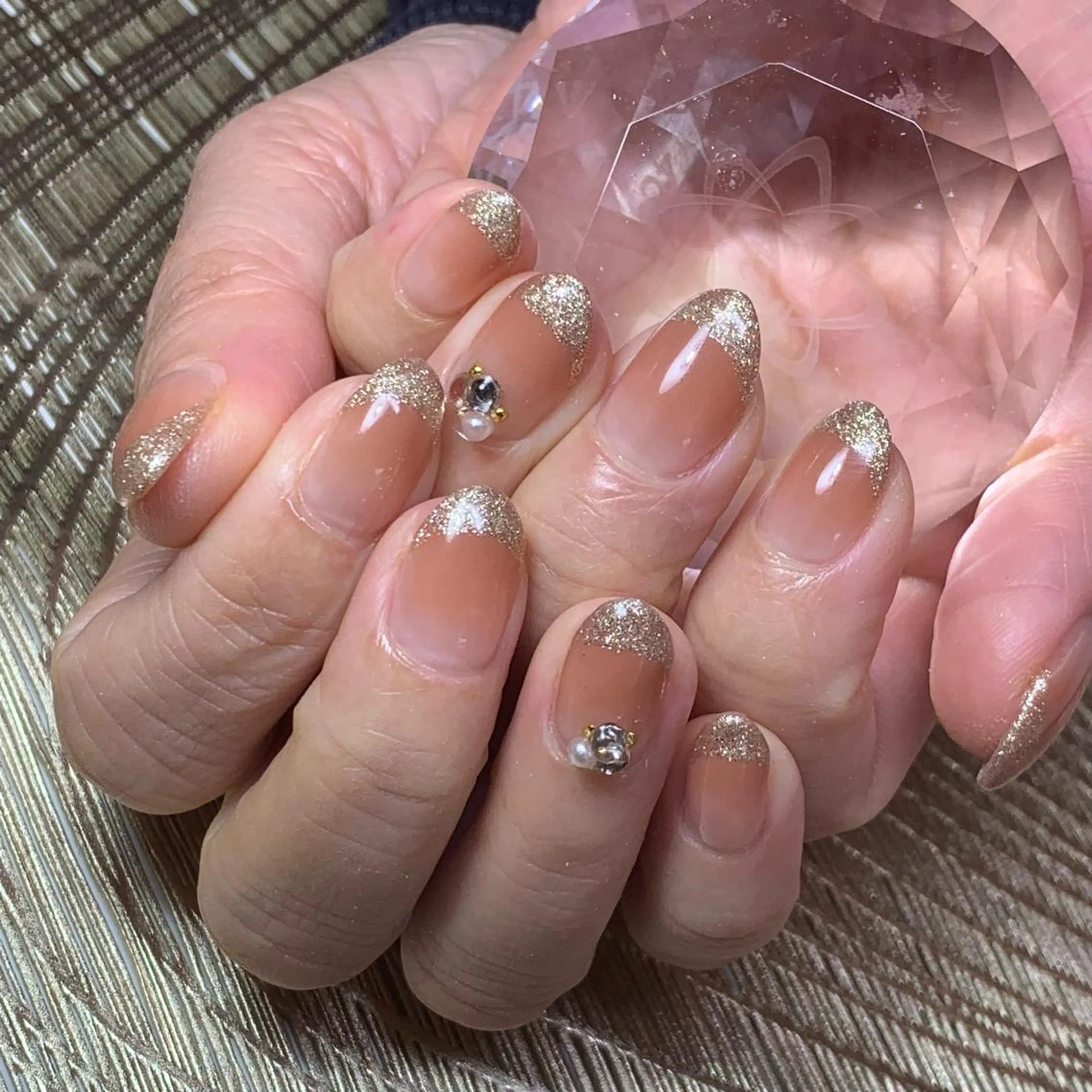 ネイル ハンドネイル καρδιά -ｶﾙﾃﾞｨｱ-のネイルデザイン