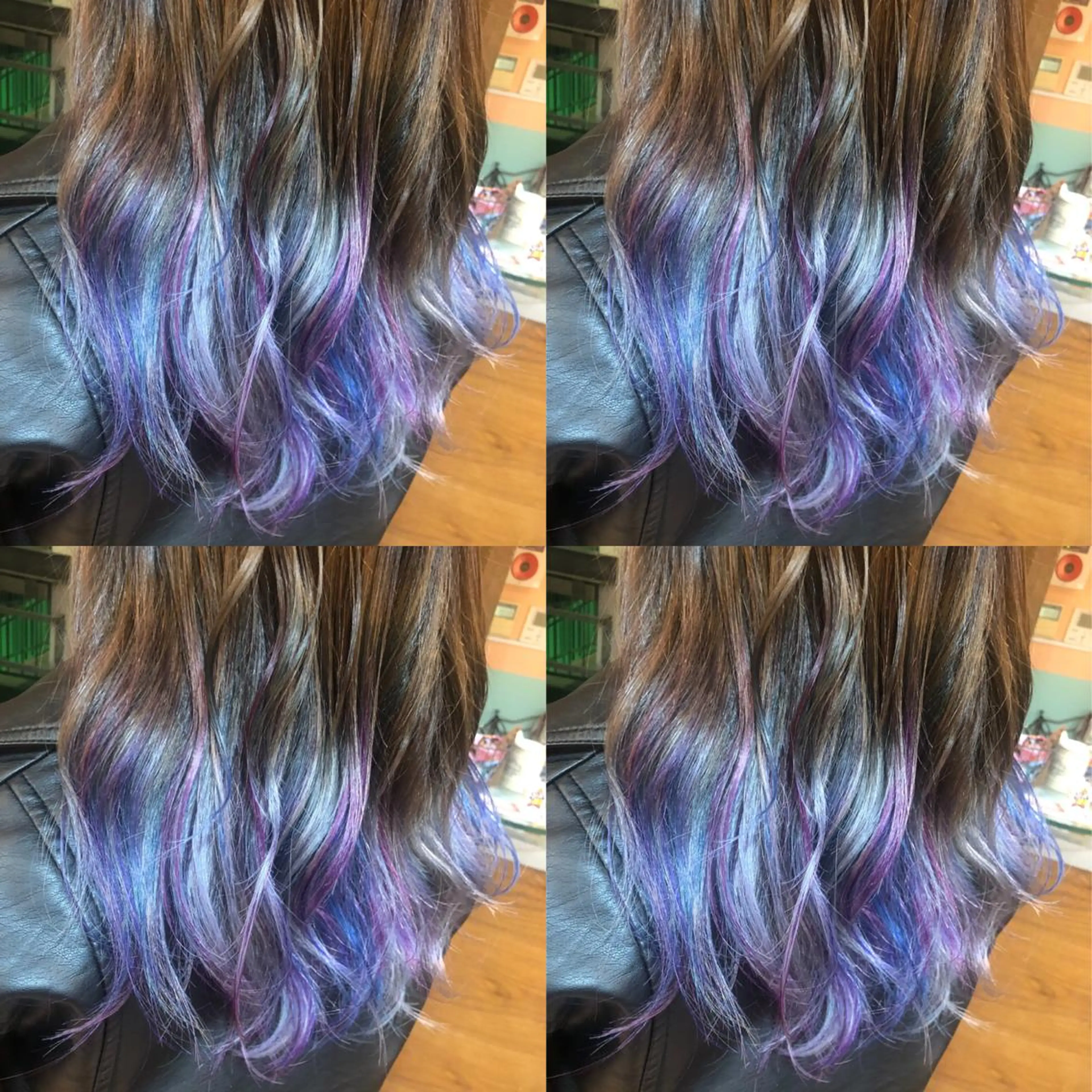 ロング カラー グラデーションカラー ユニコーンカラー カット ヘアカラー トリートメント 原宿サロン代表 デザインカラー伊藤卓のヘアスタイル