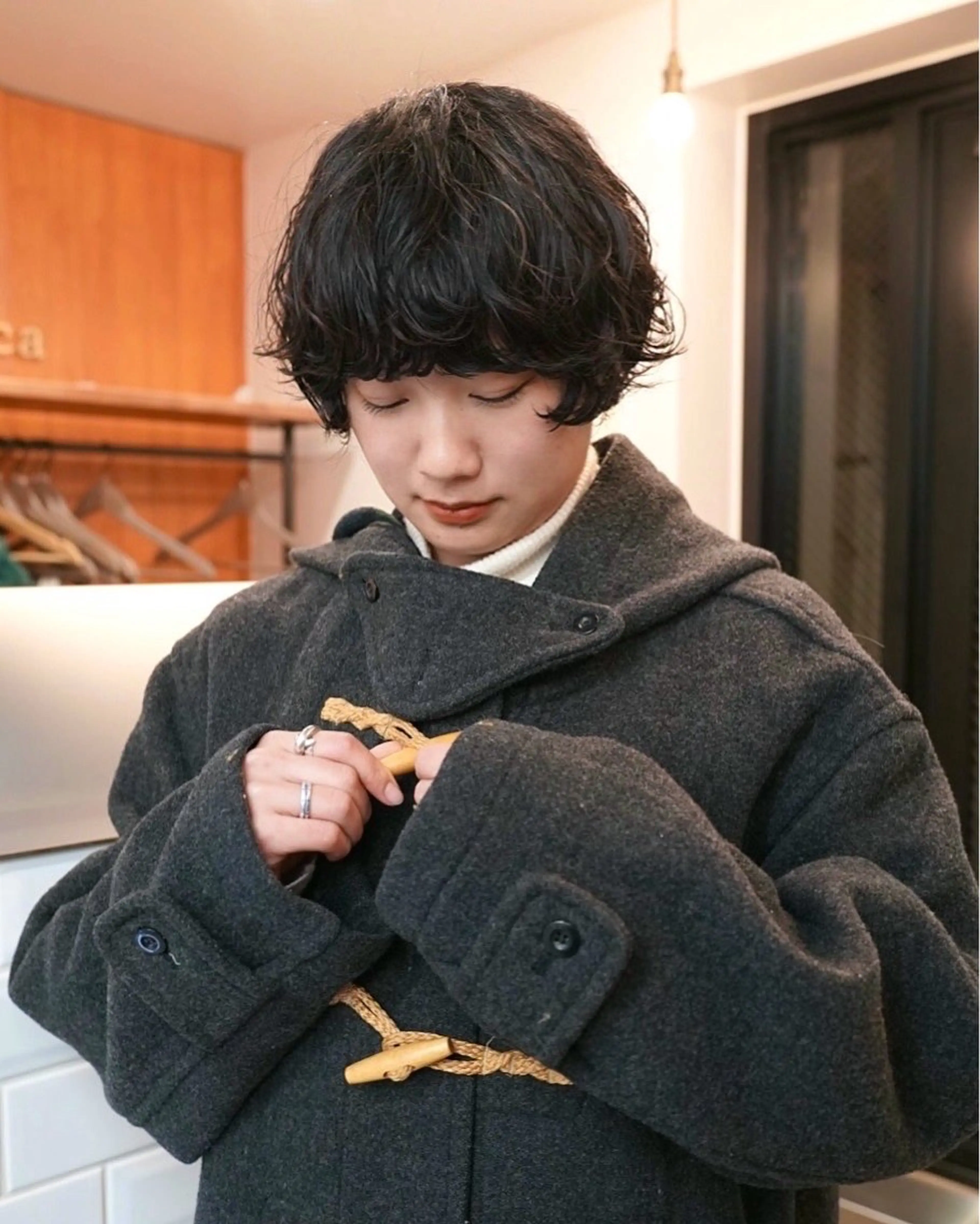 ショート パーマ カット パーマ ヒカル/ミディアム パーマ/ロングパーマのヘアスタイル