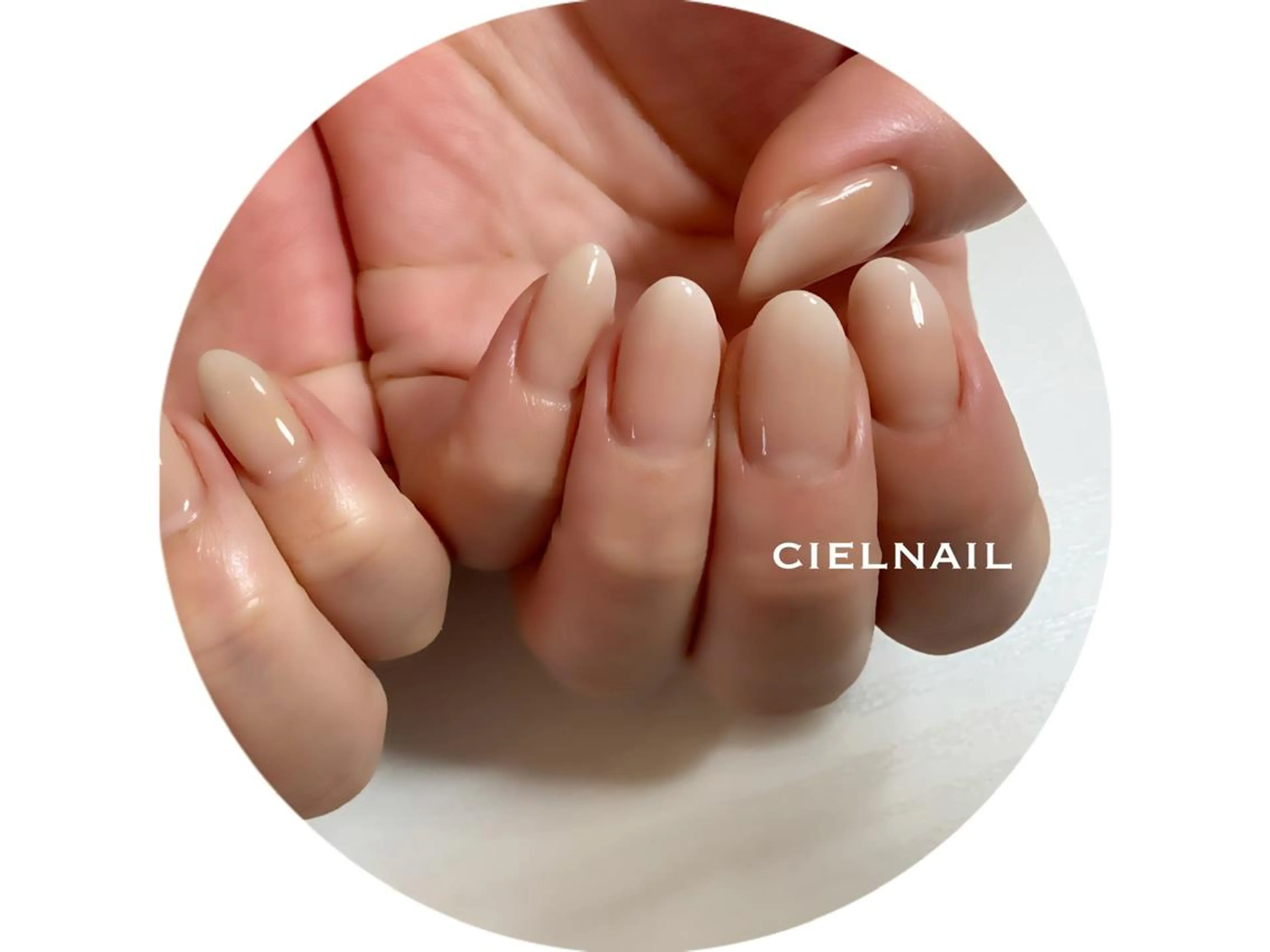 セミロング cielnail 祇園のネイルデザイン