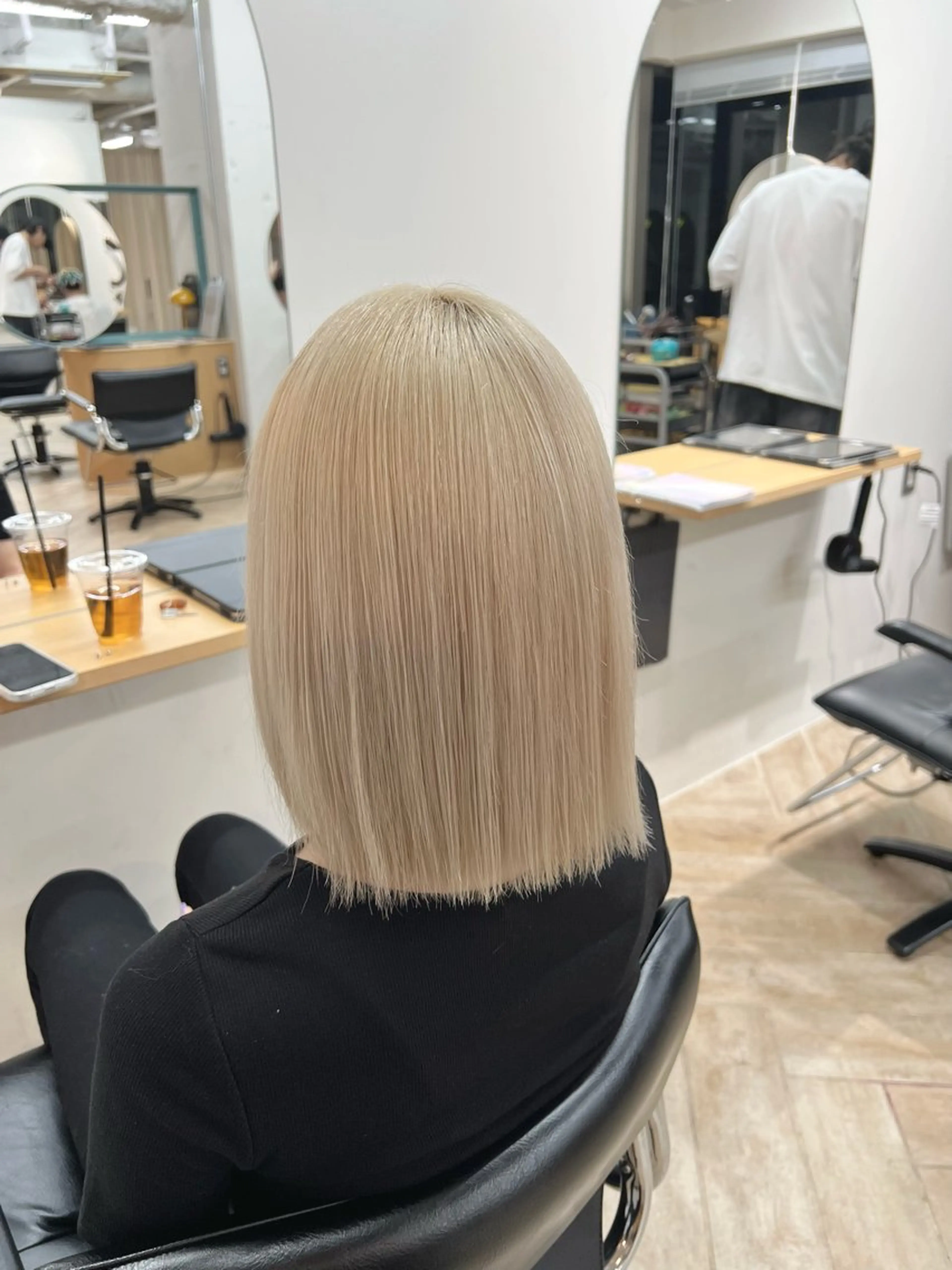 【ご新規様限定🫧】前髪/顔周りカット+ダブルカラー+オージュアクイックトリートメント💭の写真