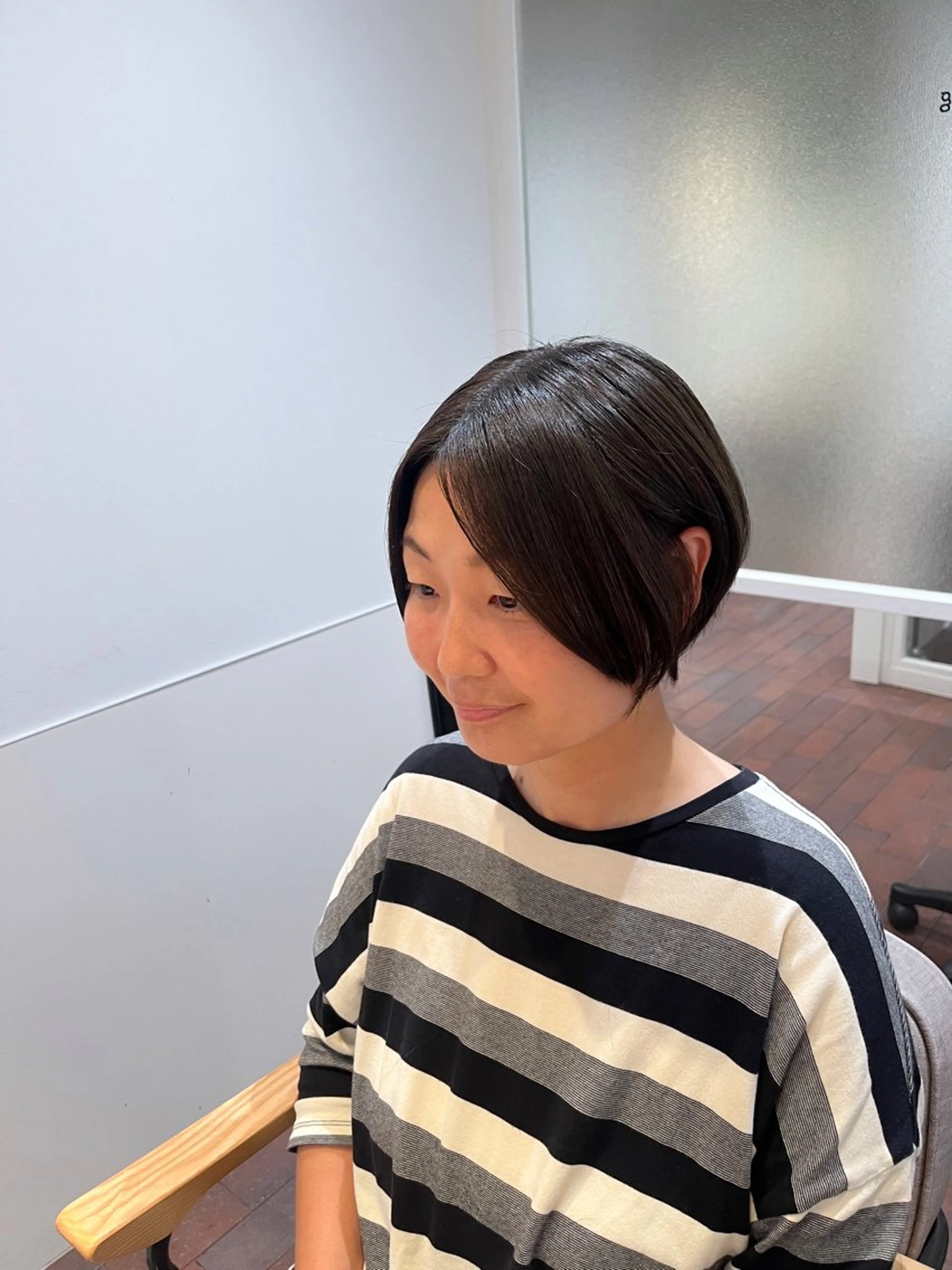 ショート ショートボブ ボブ ショートヘア カット ヘアカラー トリートメント ショート／ミニボブ マンツーマン/マユコのヘアスタイル