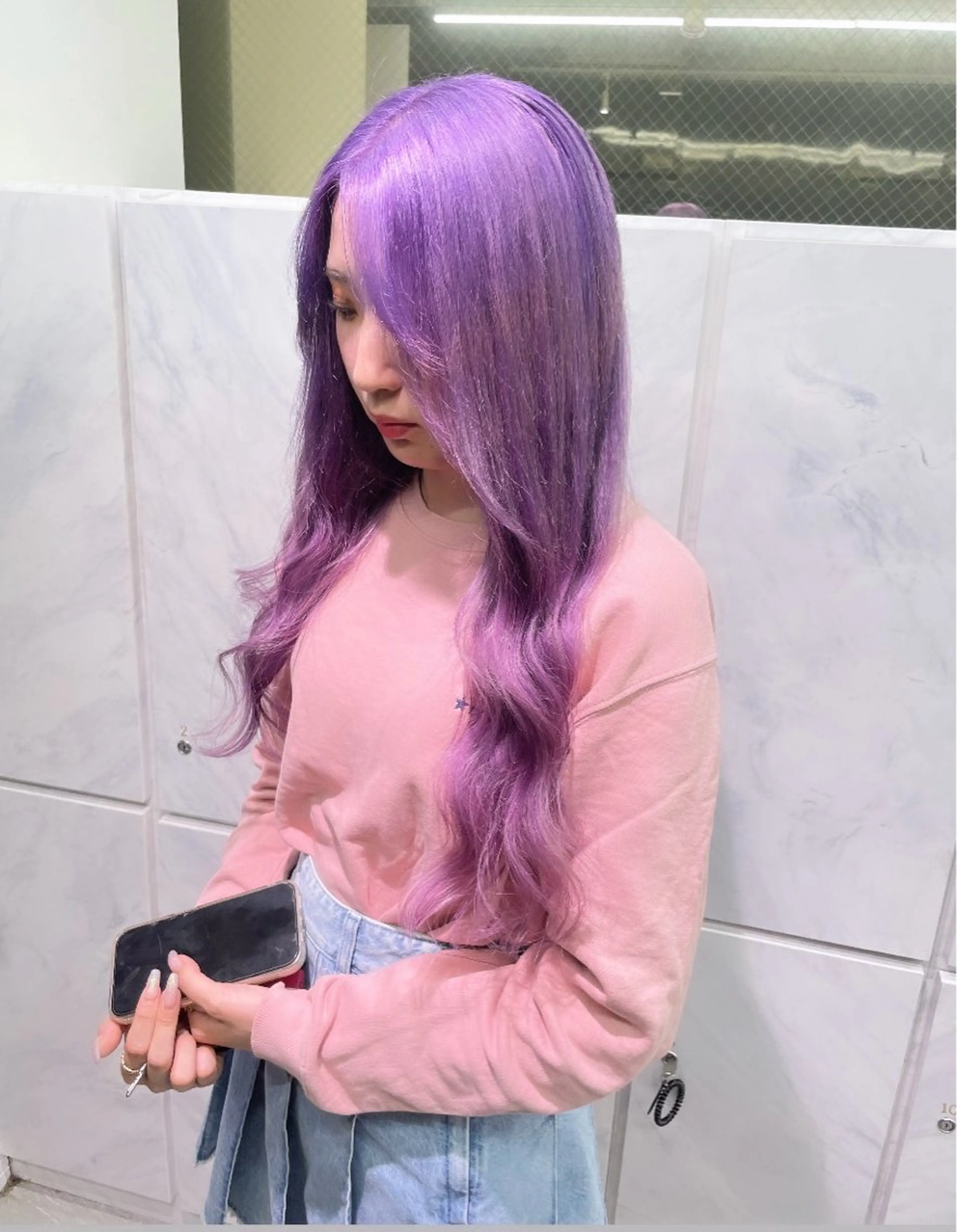 ロング ヘアカラー エクステ 🦋プルエクステ ARISA🦋のヘアスタイル