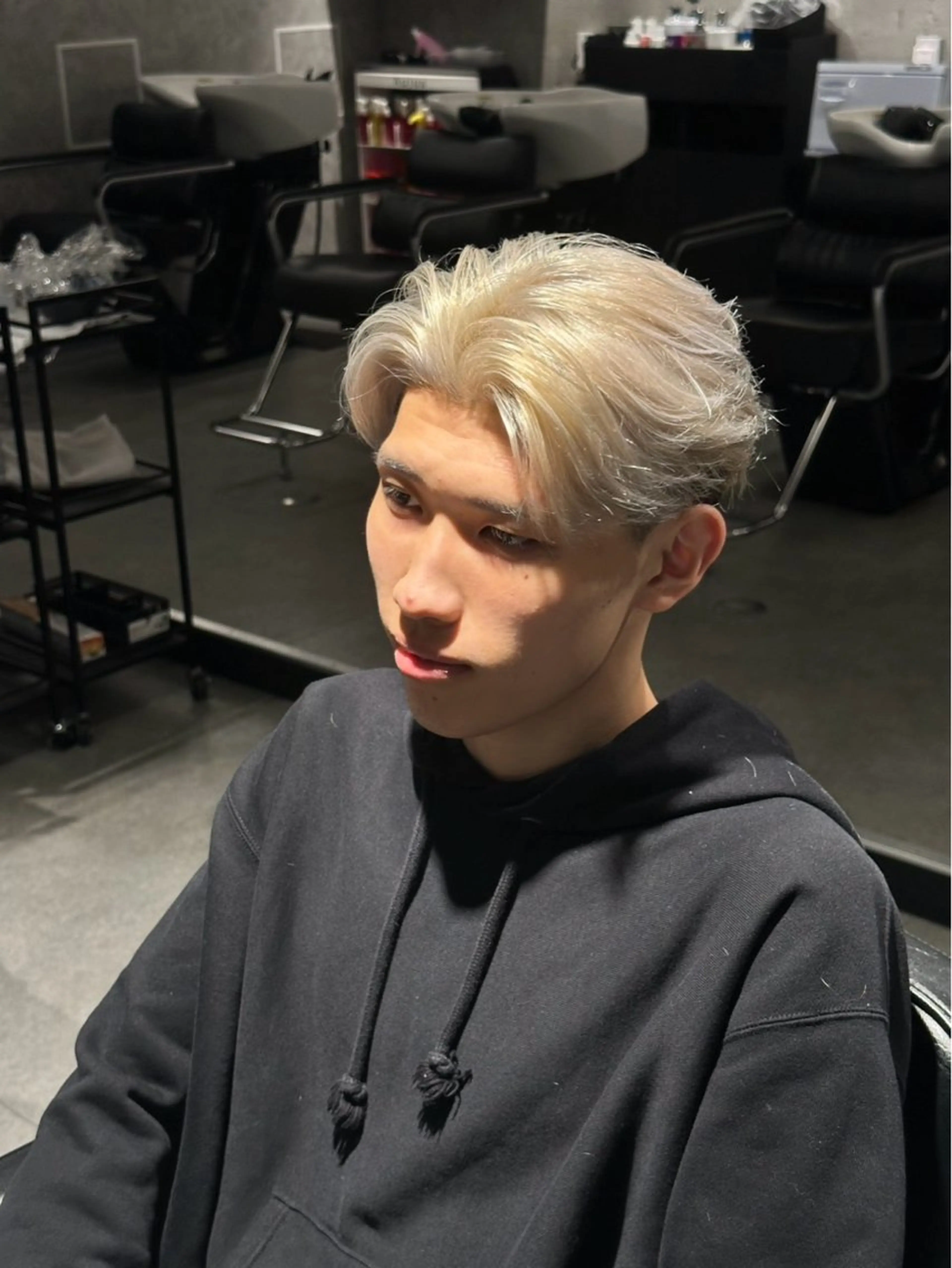 ショート カラー メンズ Mens  Salon stud.所属・野髙 昂大のヘアスタイル