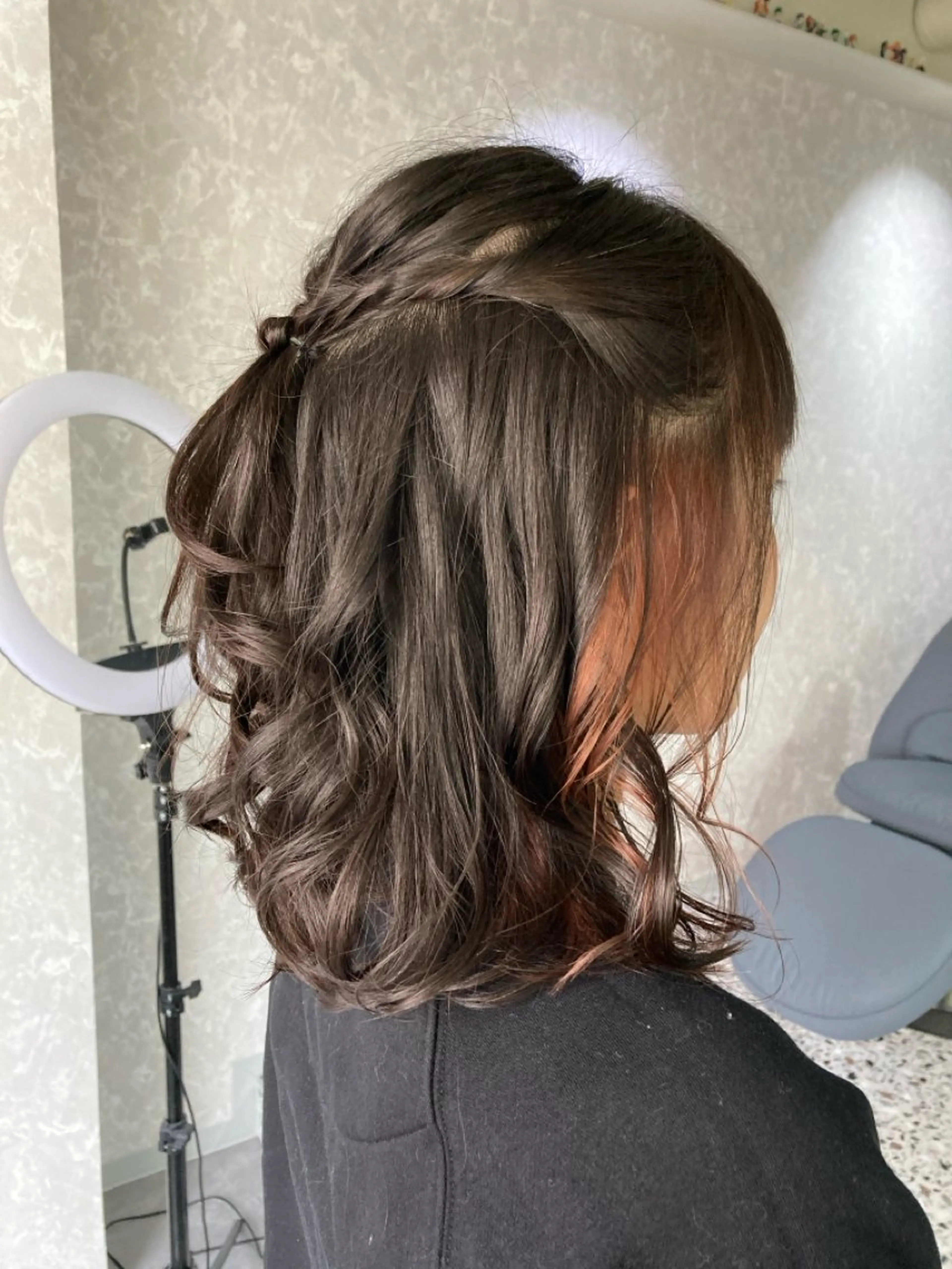 ミディアム 池田 真衣のヘアスタイル