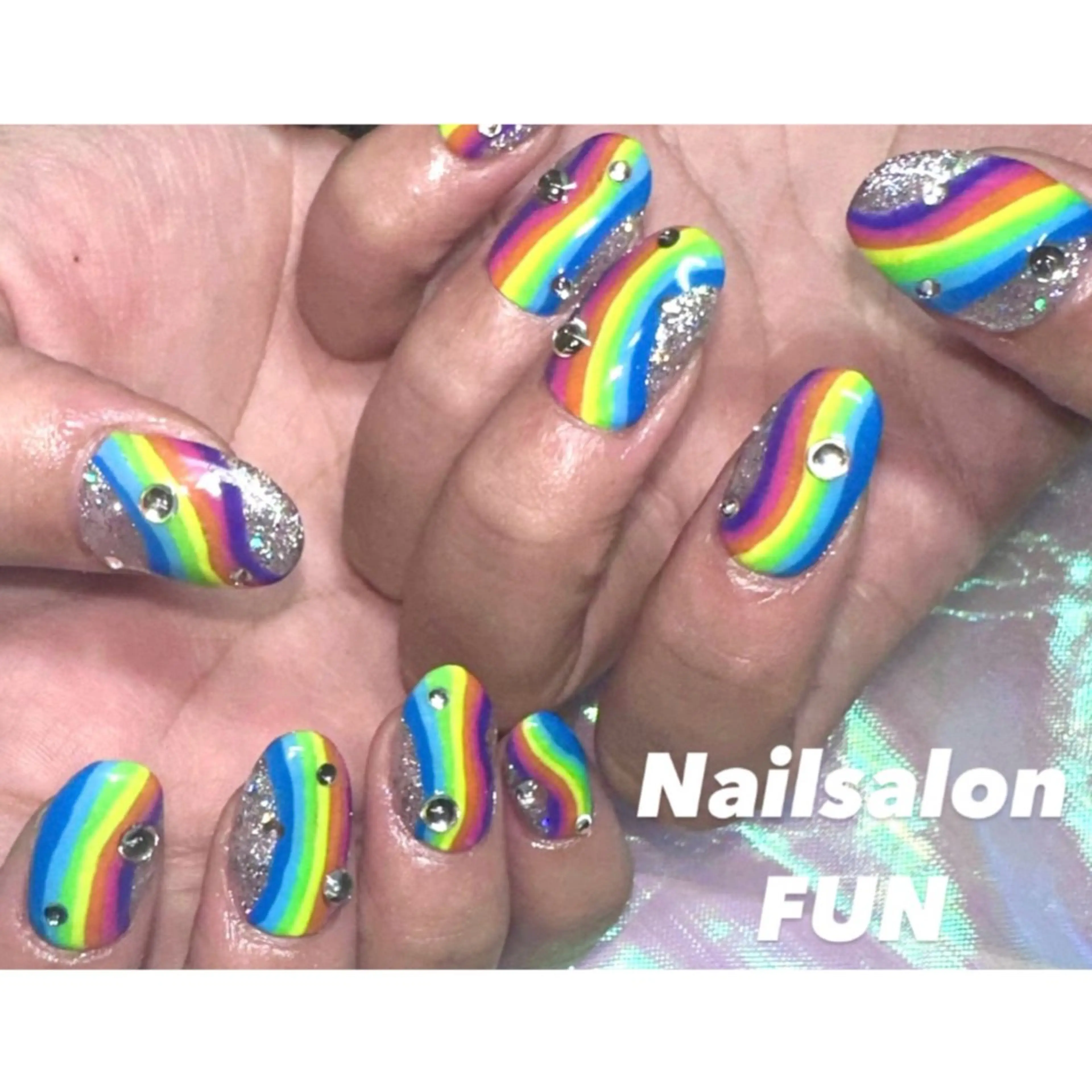 ネイル アートネイル ハンドネイル Nailsalon FUN🌈のネイルデザイン