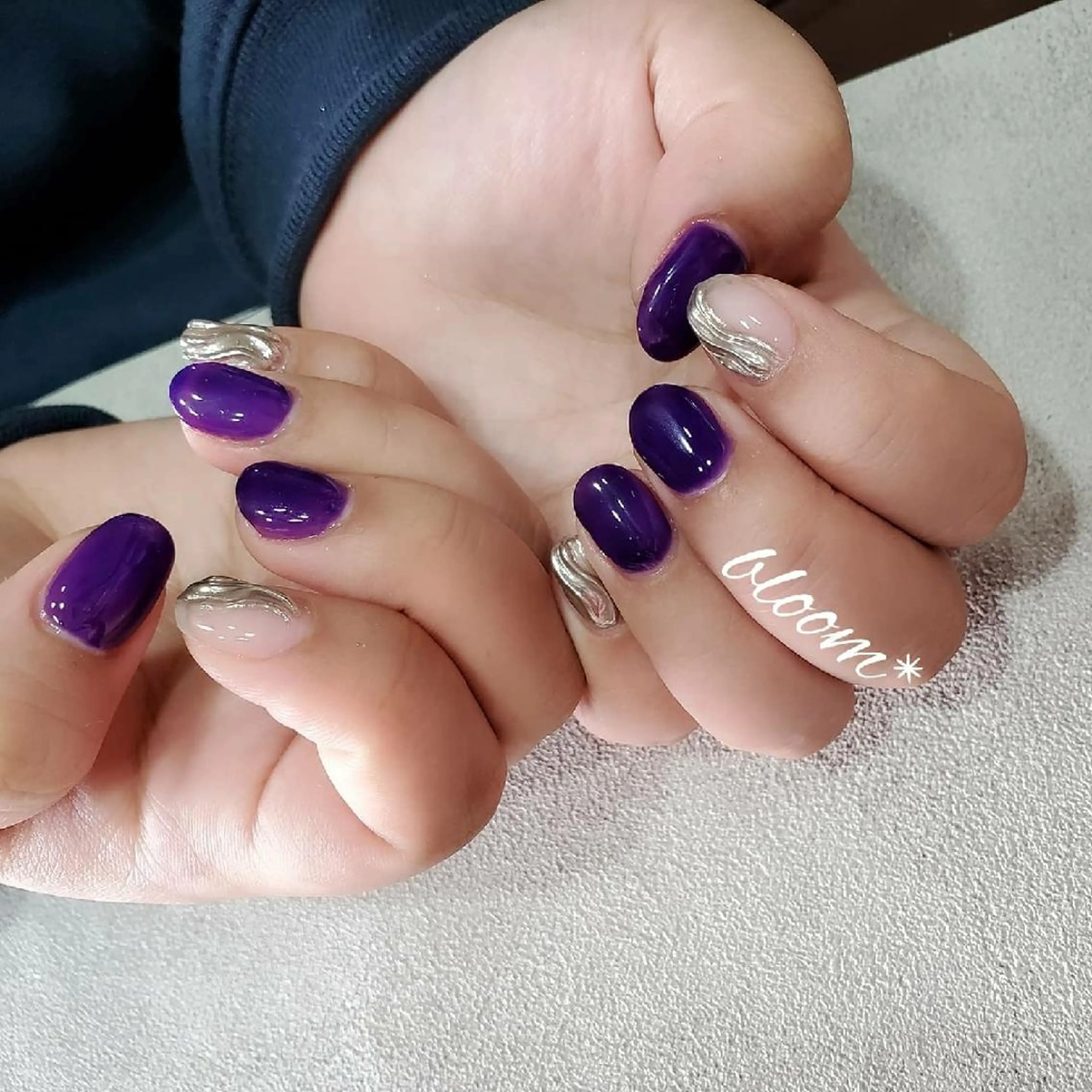 ネイル シンプルネイル bloom *のネイルデザイン