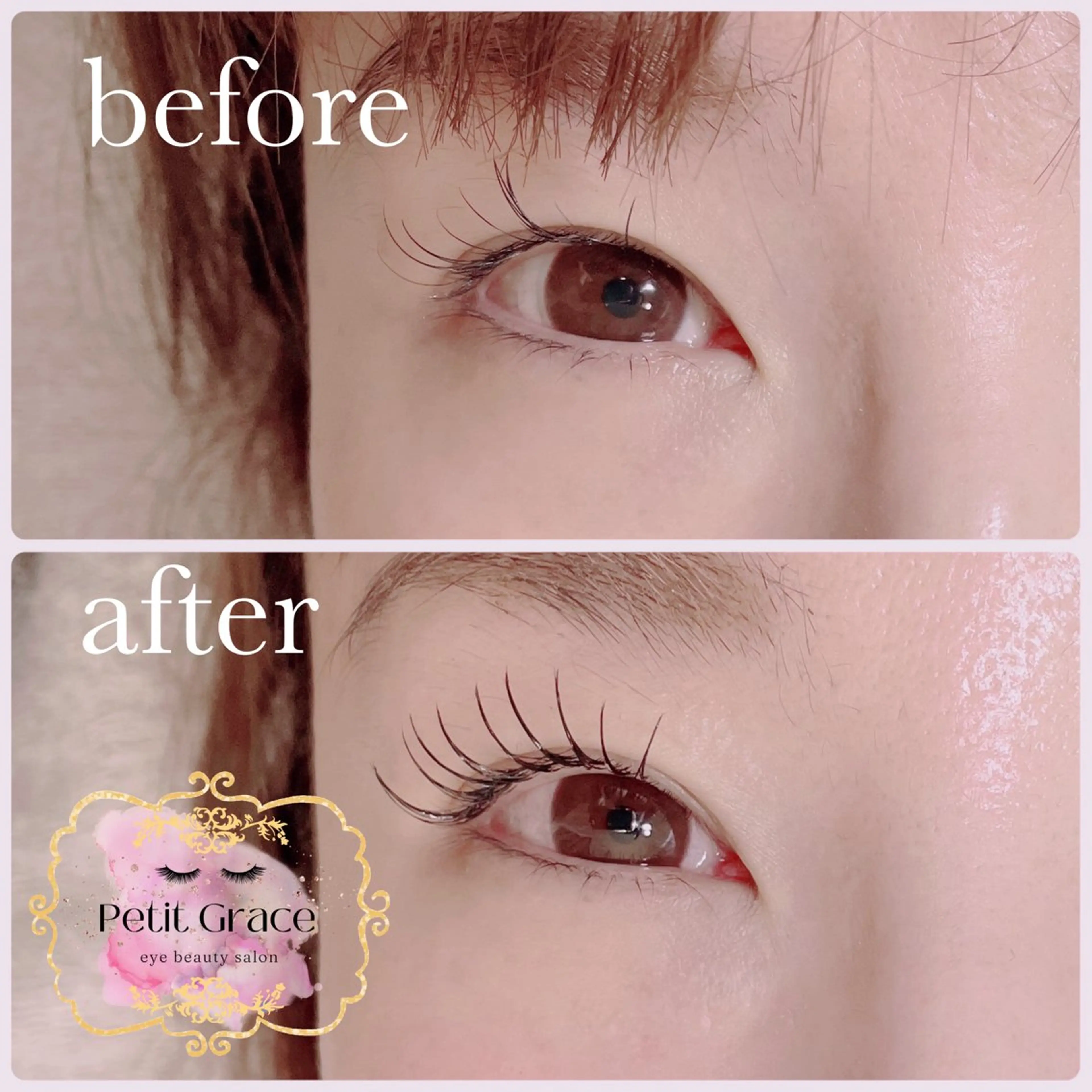 マツエク・マツパ フラットラッシュ Petit graceのマツエク・マツパデザイン