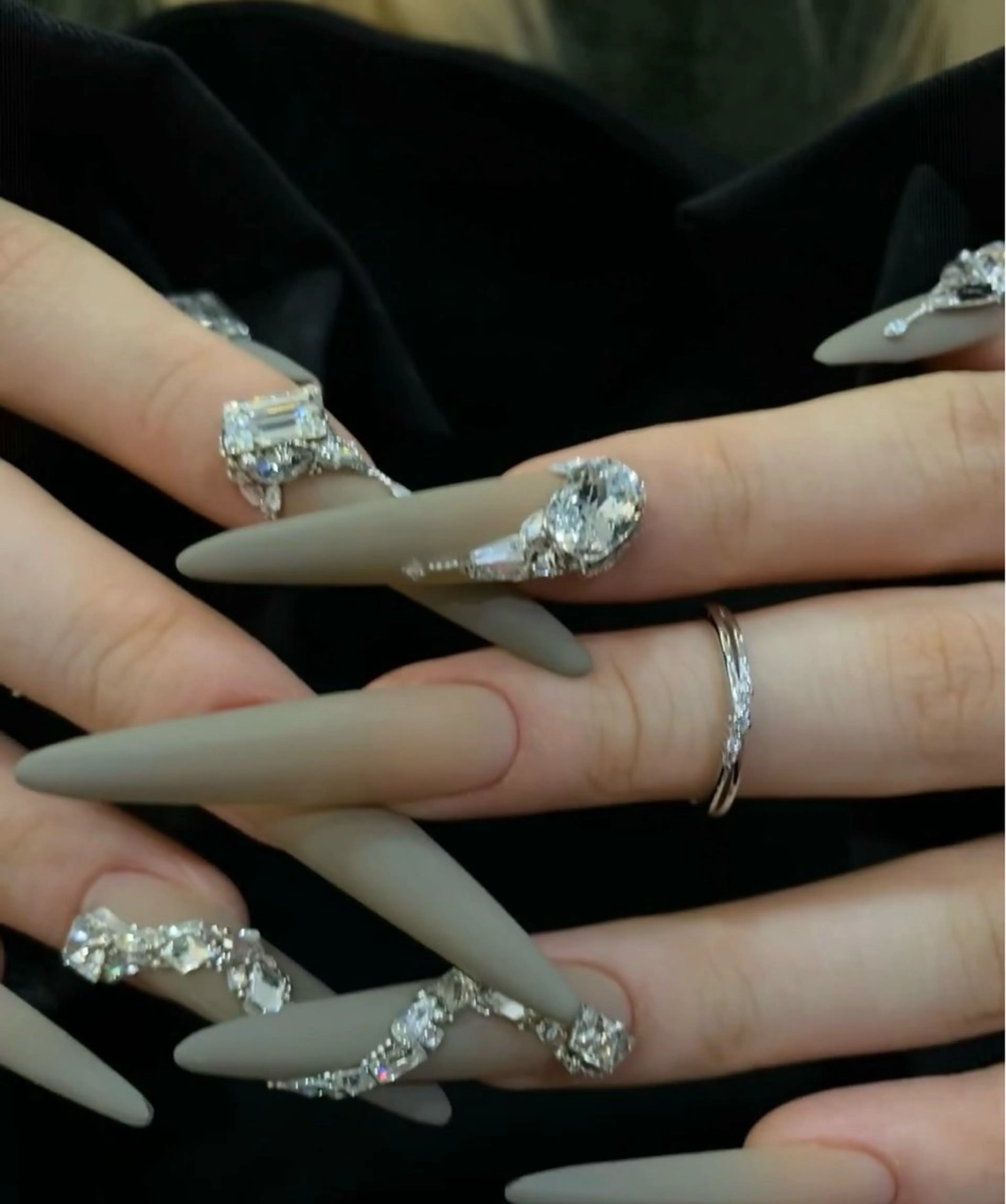 ネイル アートネイル オーロラネイル チークネイル フレンチネイル ガラスフレンチ ハンドネイル 🎀🎀YooLi Nail Salonのネイルデザイン