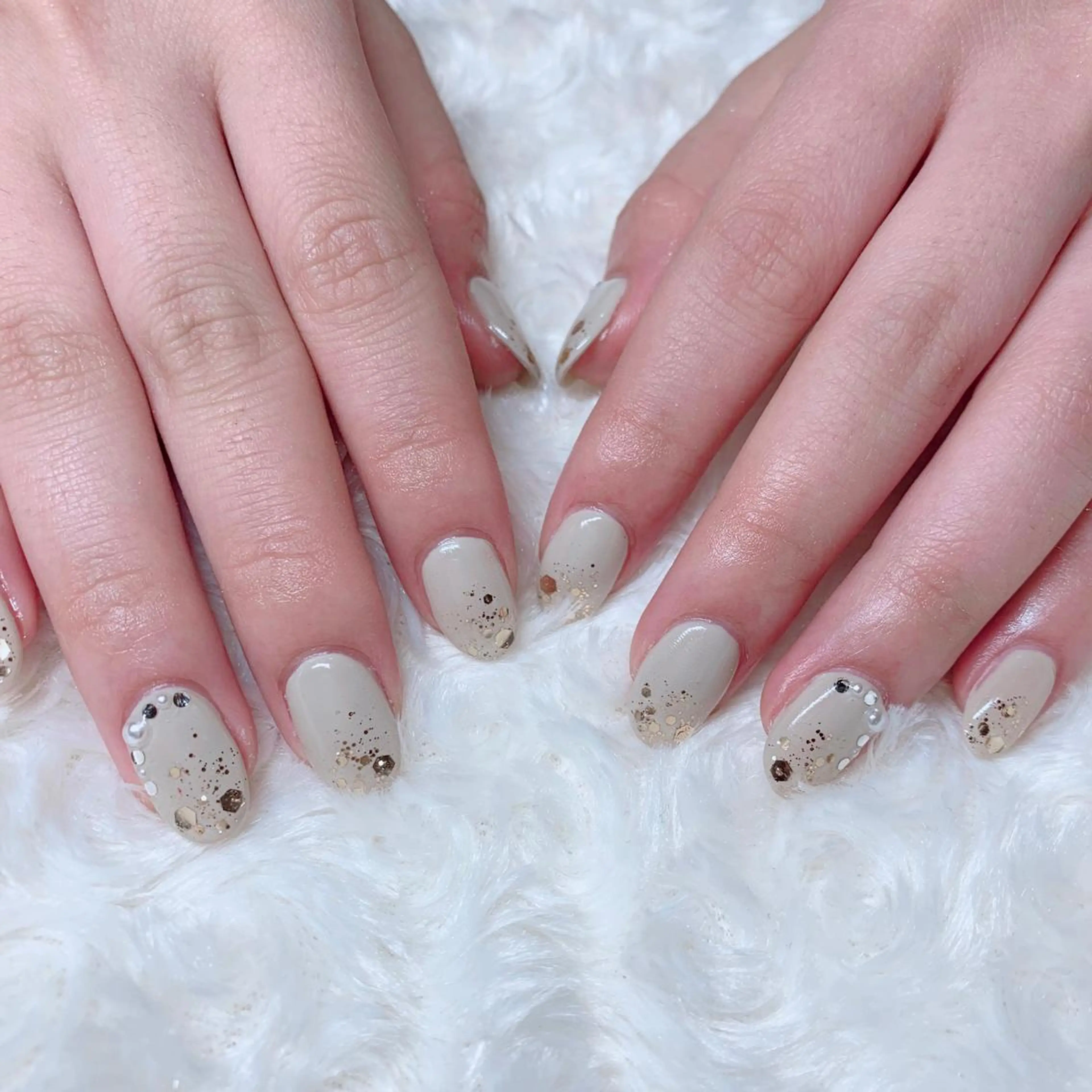 カラー ネイル ハンドネイル Cozy_ ilumのネイルデザイン