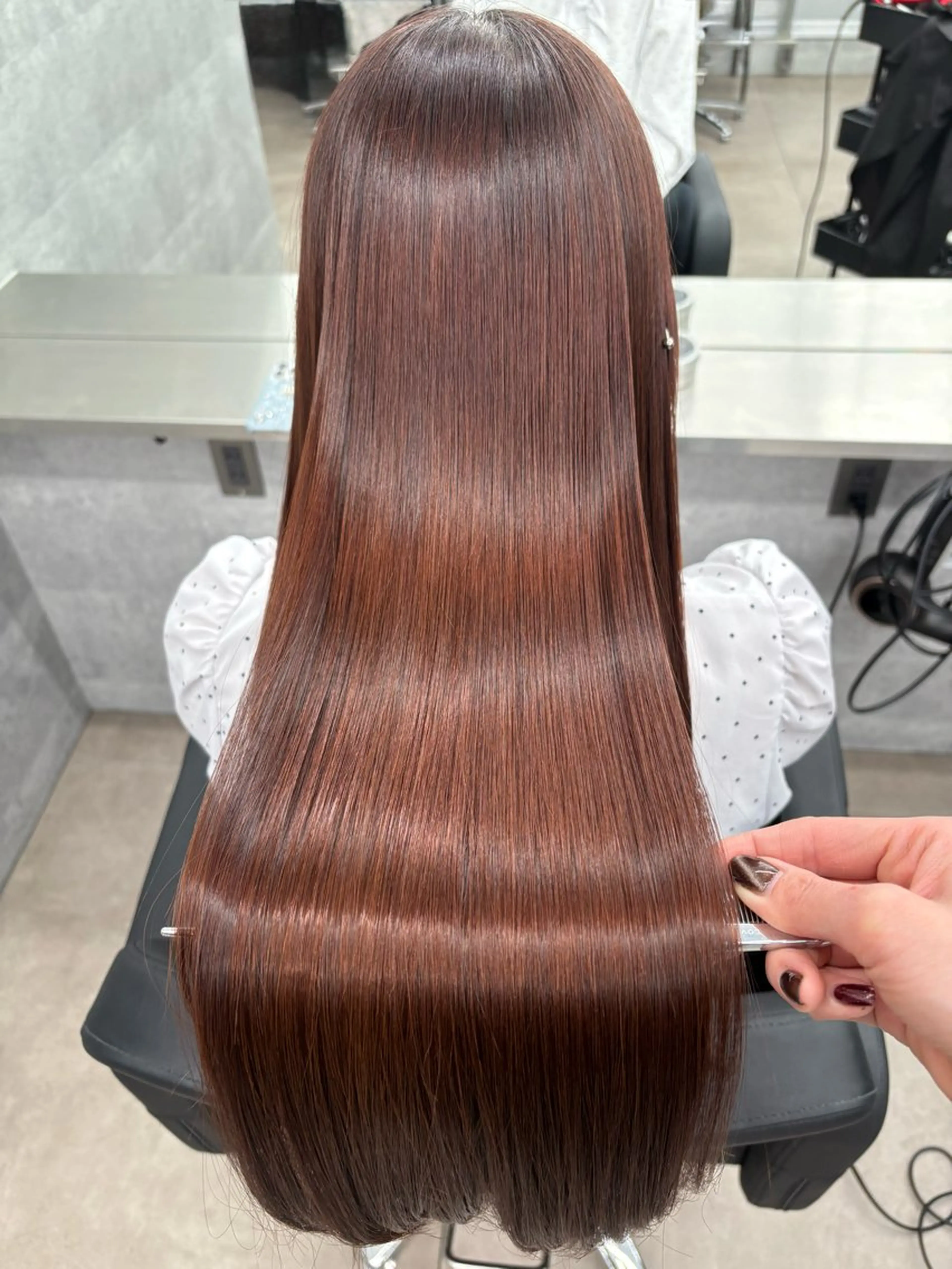 ロング 髪質改善/韓国 ﾚｲﾔｰ/店長/原島のヘアスタイル