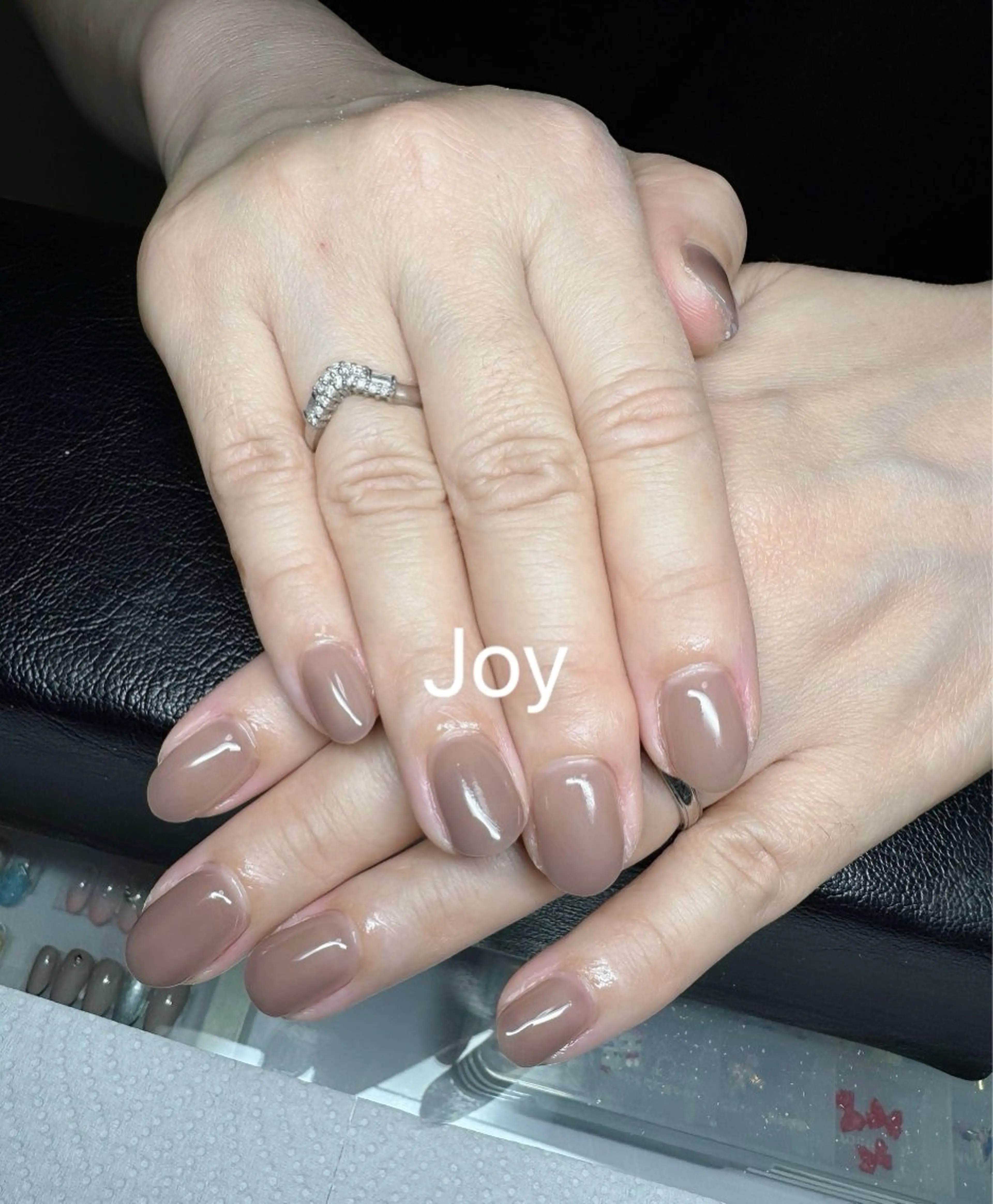 ネイル ジェルネイル ワンカラーネイル シンプルネイル Nail Salon JOYのネイルデザイン
