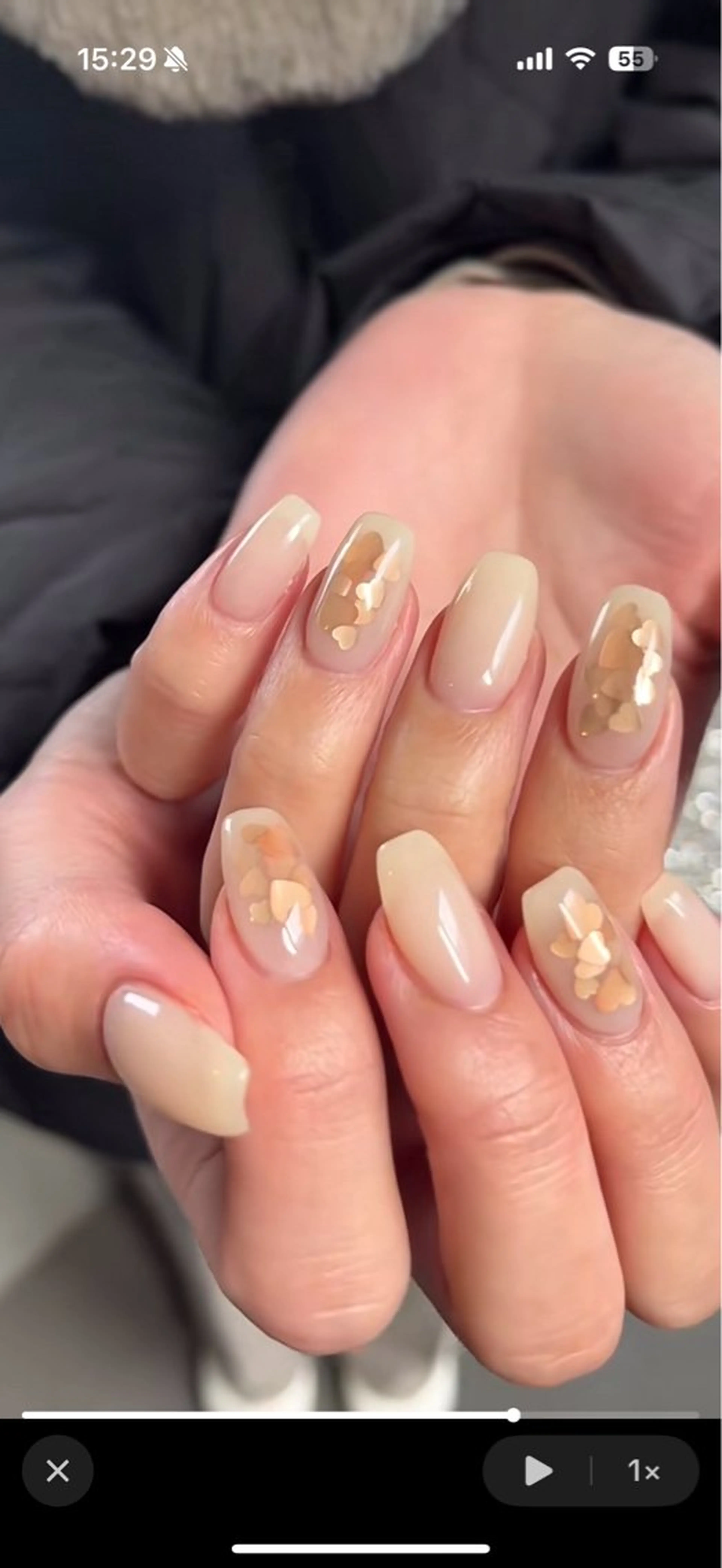 ネイル アートネイル オーロラネイル チークネイル フレンチネイル ガラスフレンチ ハンドネイル 🎀🎀YooLi Nail Salonのネイルデザイン
