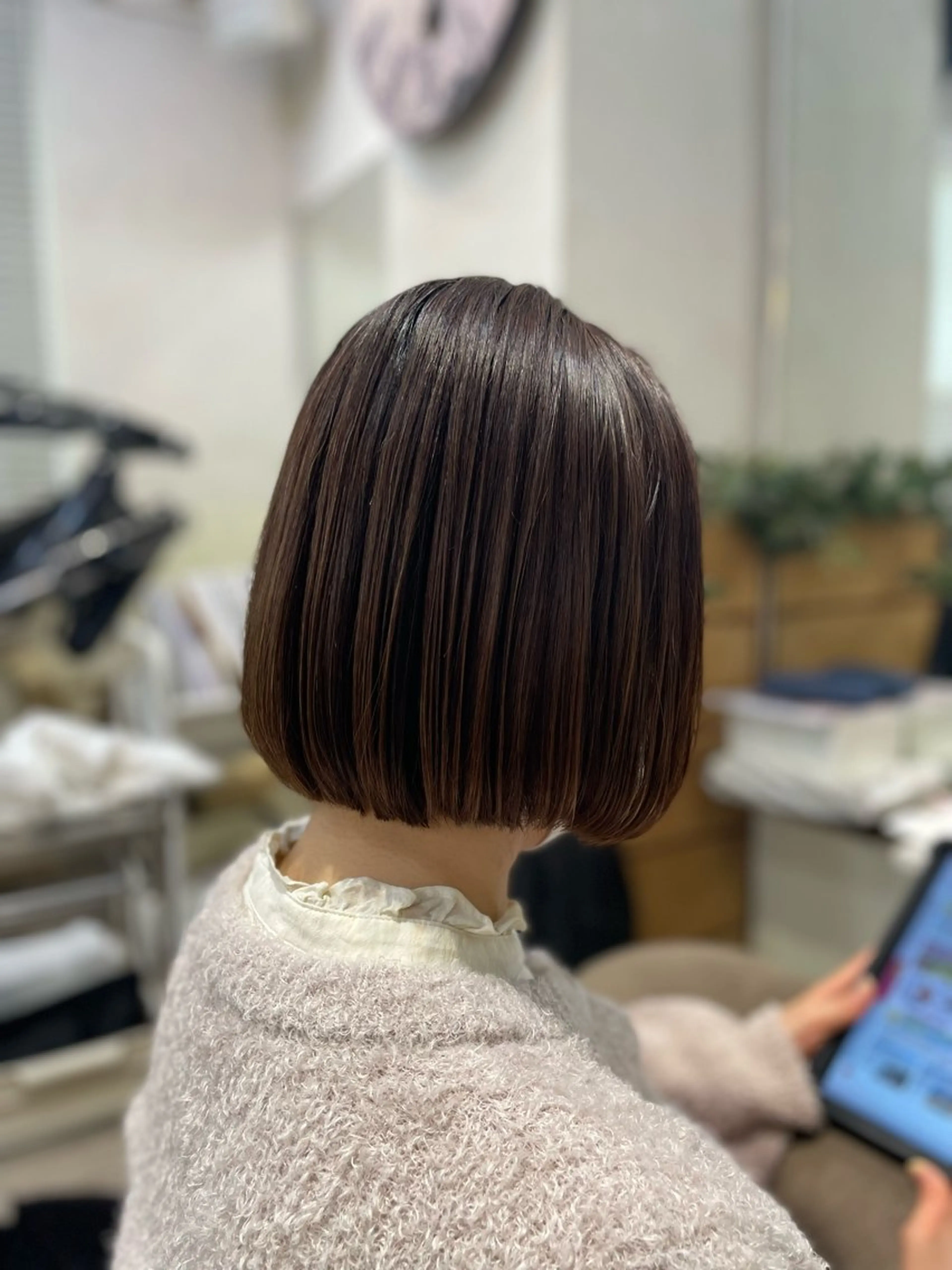 ショート 茅野 あゆ美のヘアスタイル