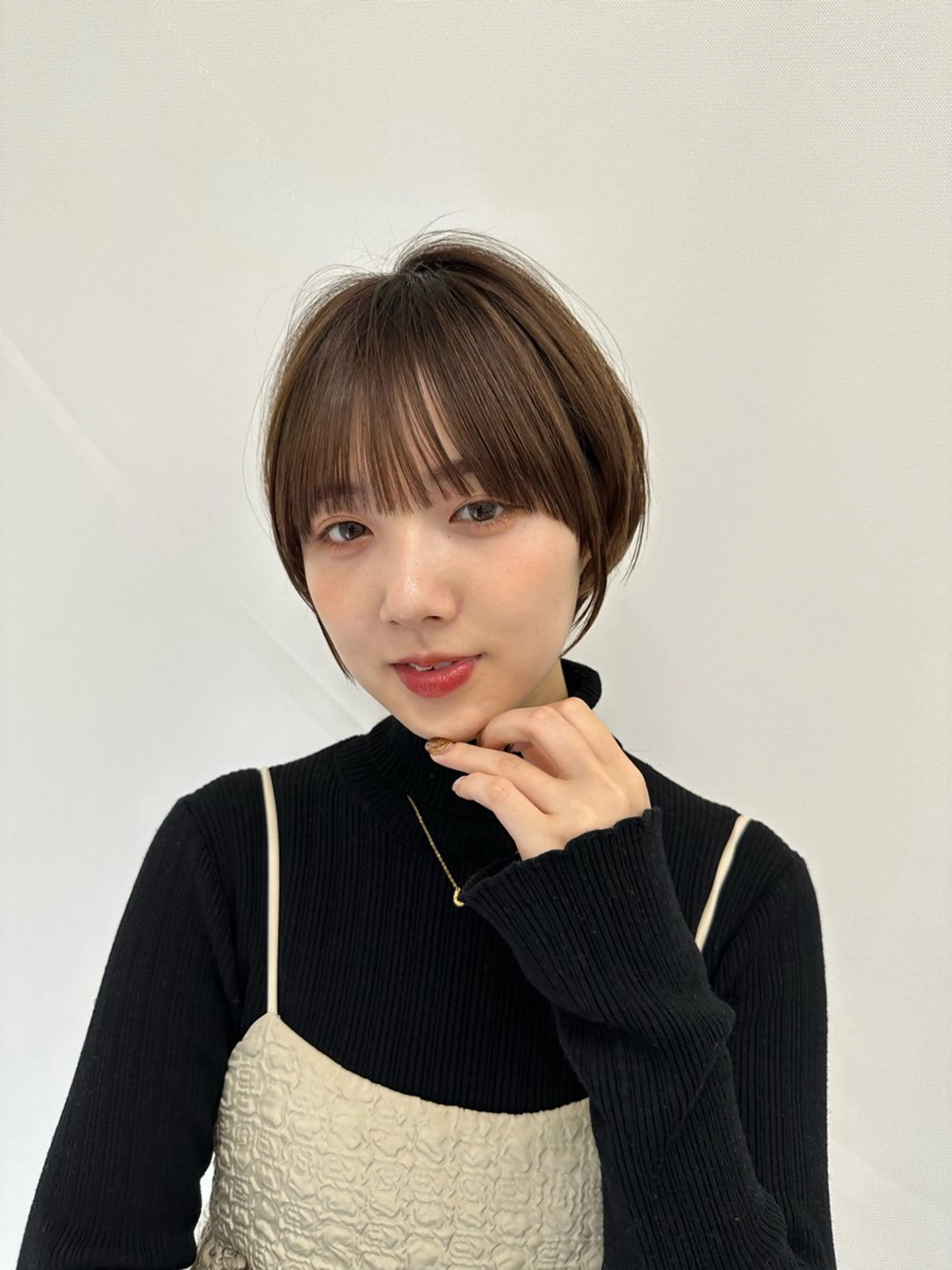 ショート 前髪顔まわりカット 🌈中村海聖のヘアスタイル