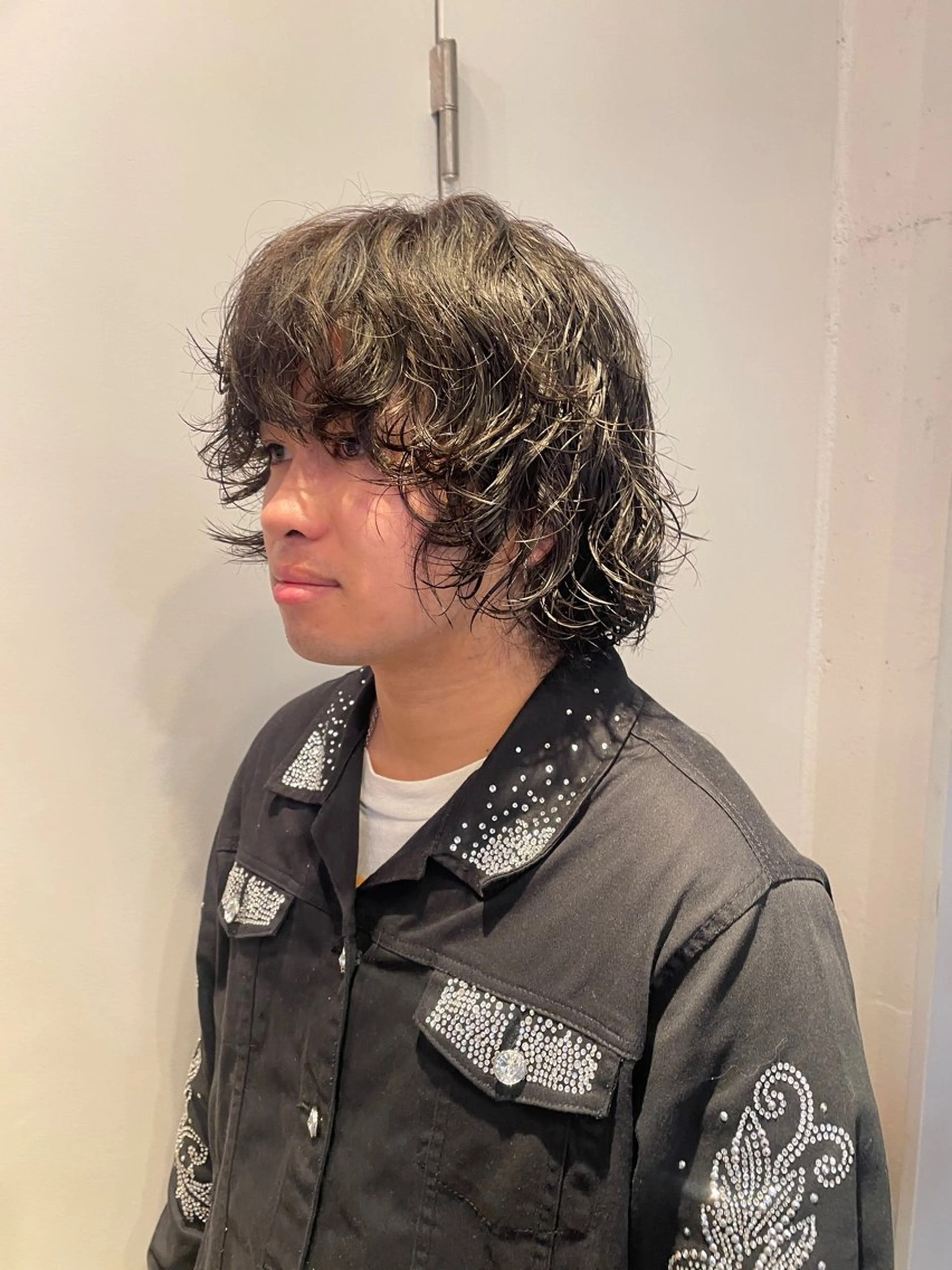 カラー パーマ メンズ RIN／韓国ヘア レイヤーカットのヘアスタイル