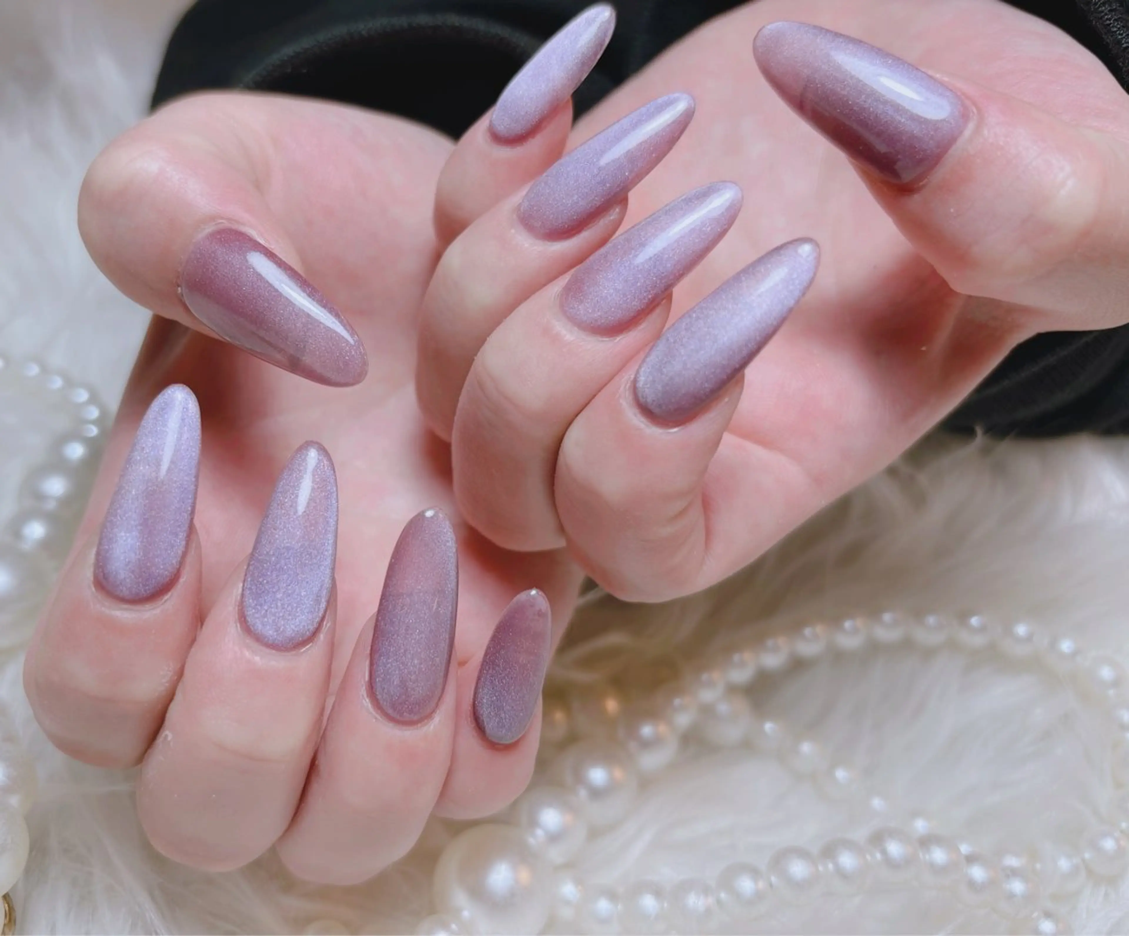 ネイル ハンドネイル H3 Nail Tsuki🦋💙のネイルデザイン