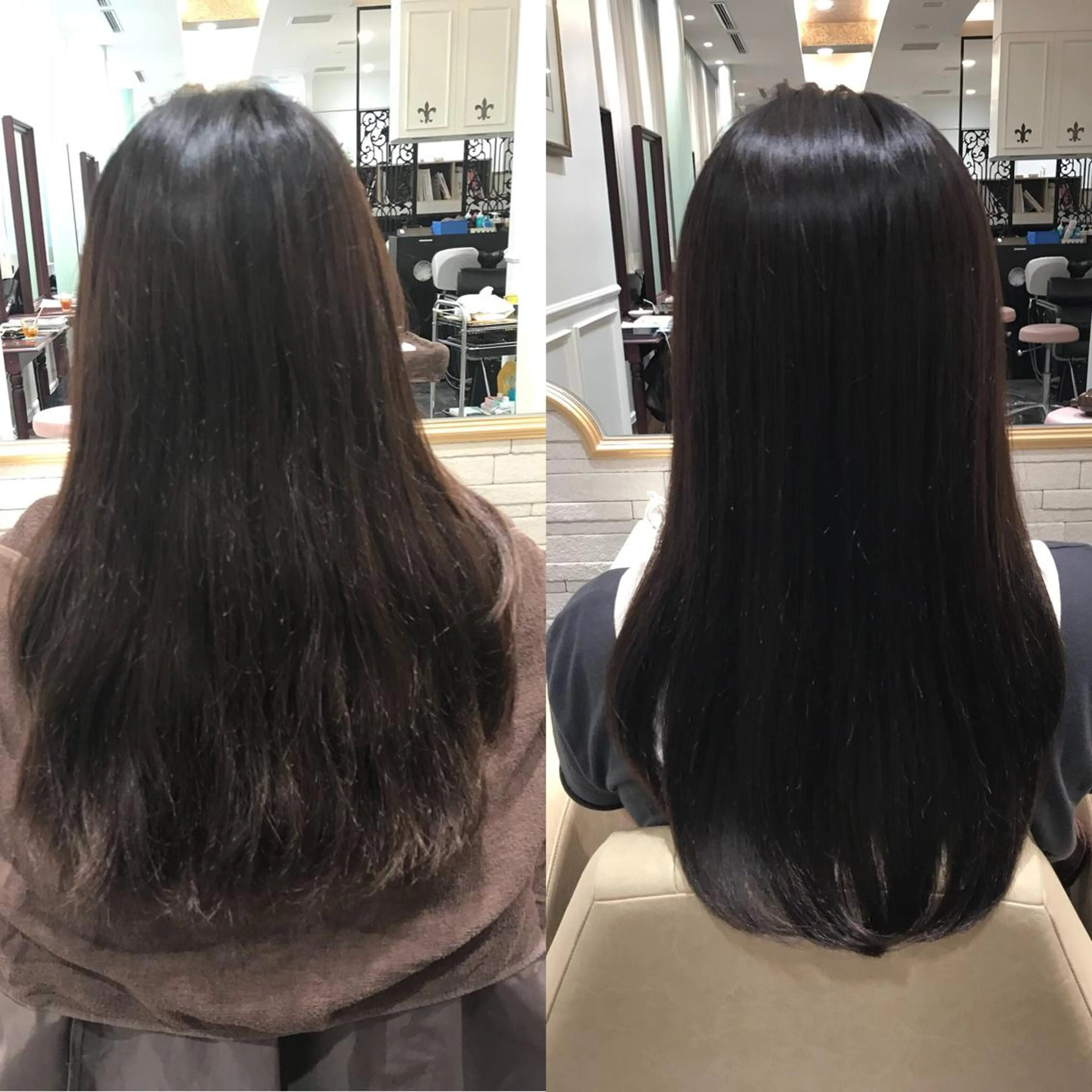 ロング トリートメント カット 縮毛矯正 トリートメント 韓国ヘア×髪質改善 ⭐️谷遼平⭐️のヘアスタイル