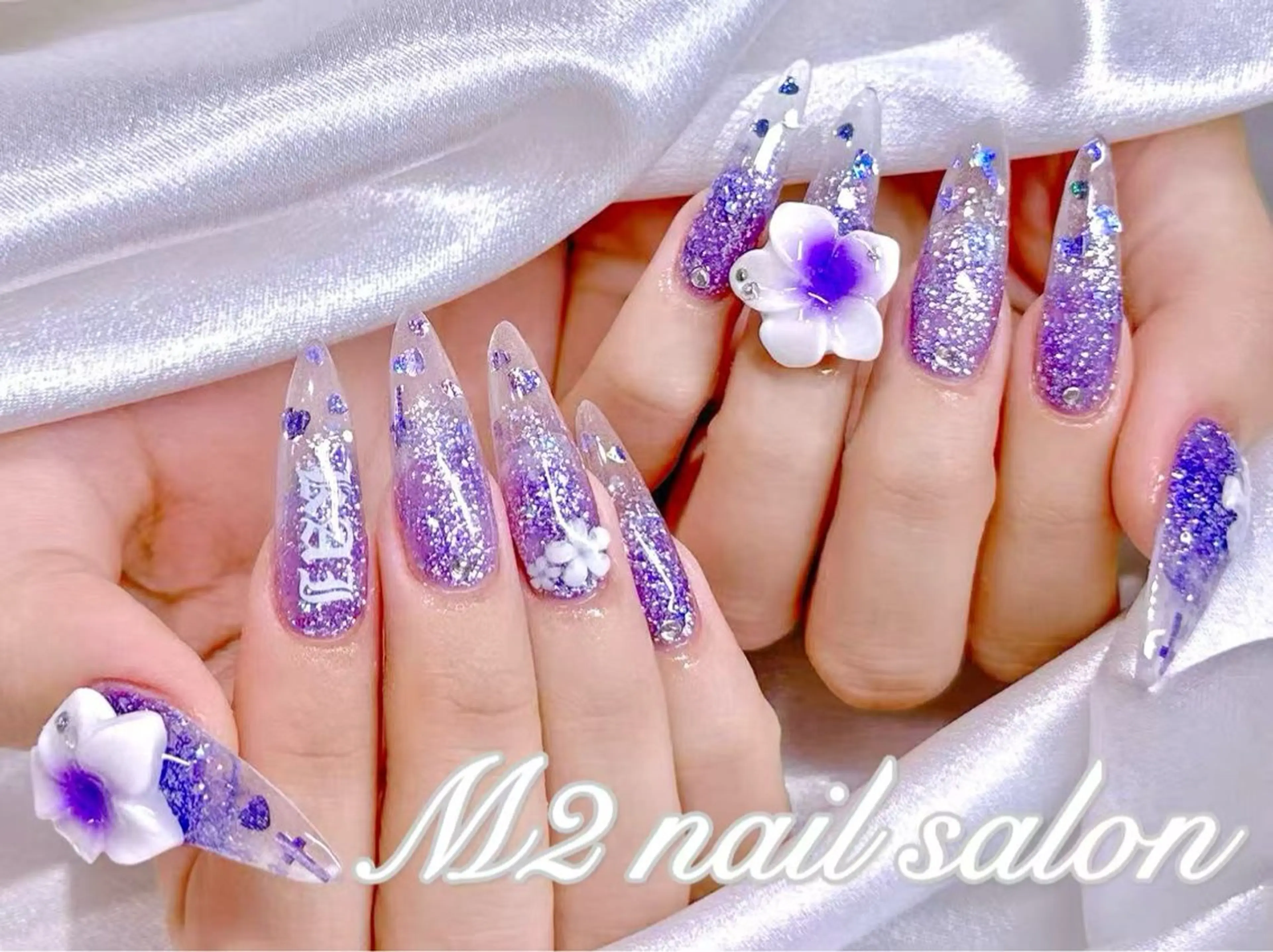 ネイル 長さだし専門店 M2　rikaのネイルデザイン