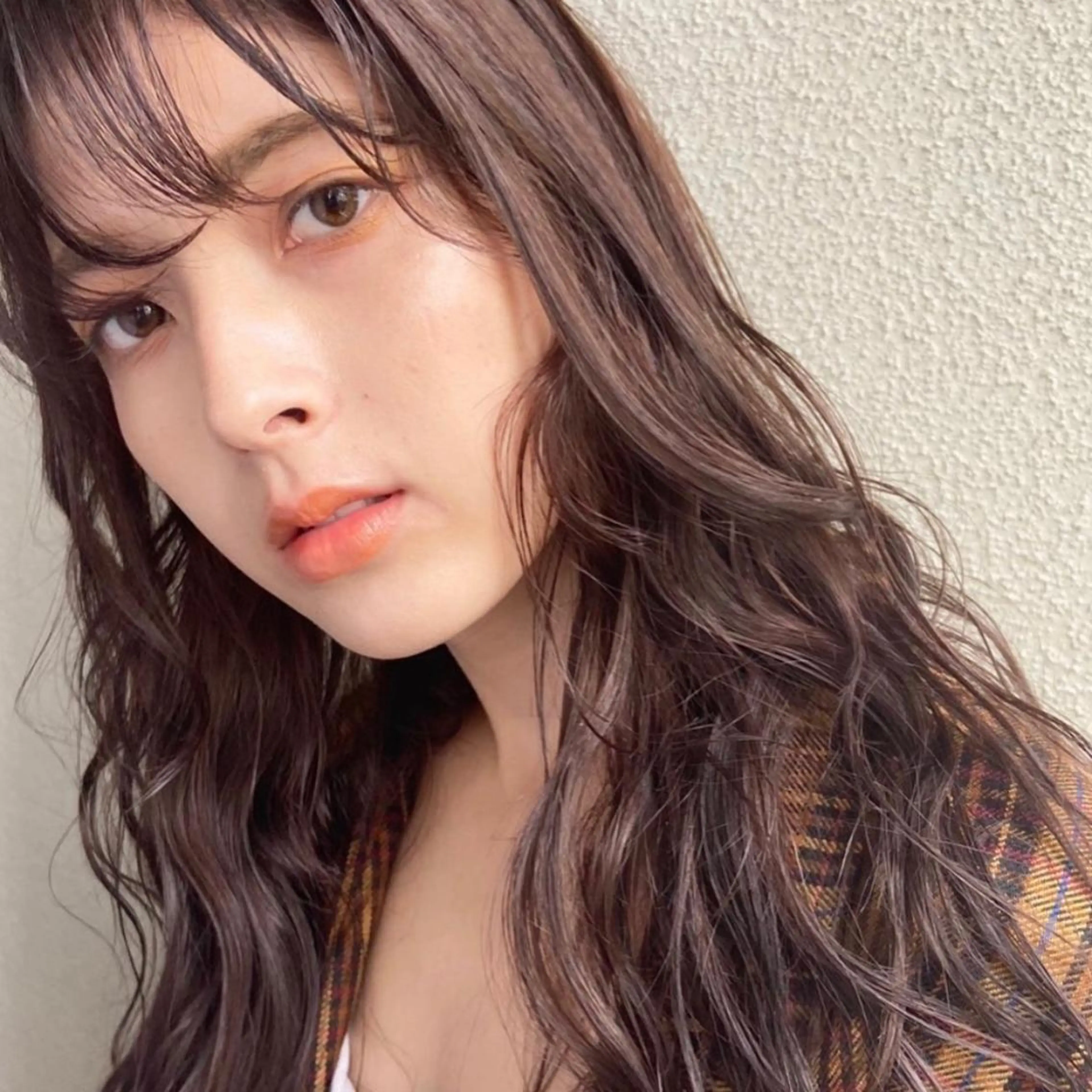 ロング カラー ベージュカラー カット ヘアカラー 韓国ヘア /男女❄️ 細江 美紅のヘアスタイル