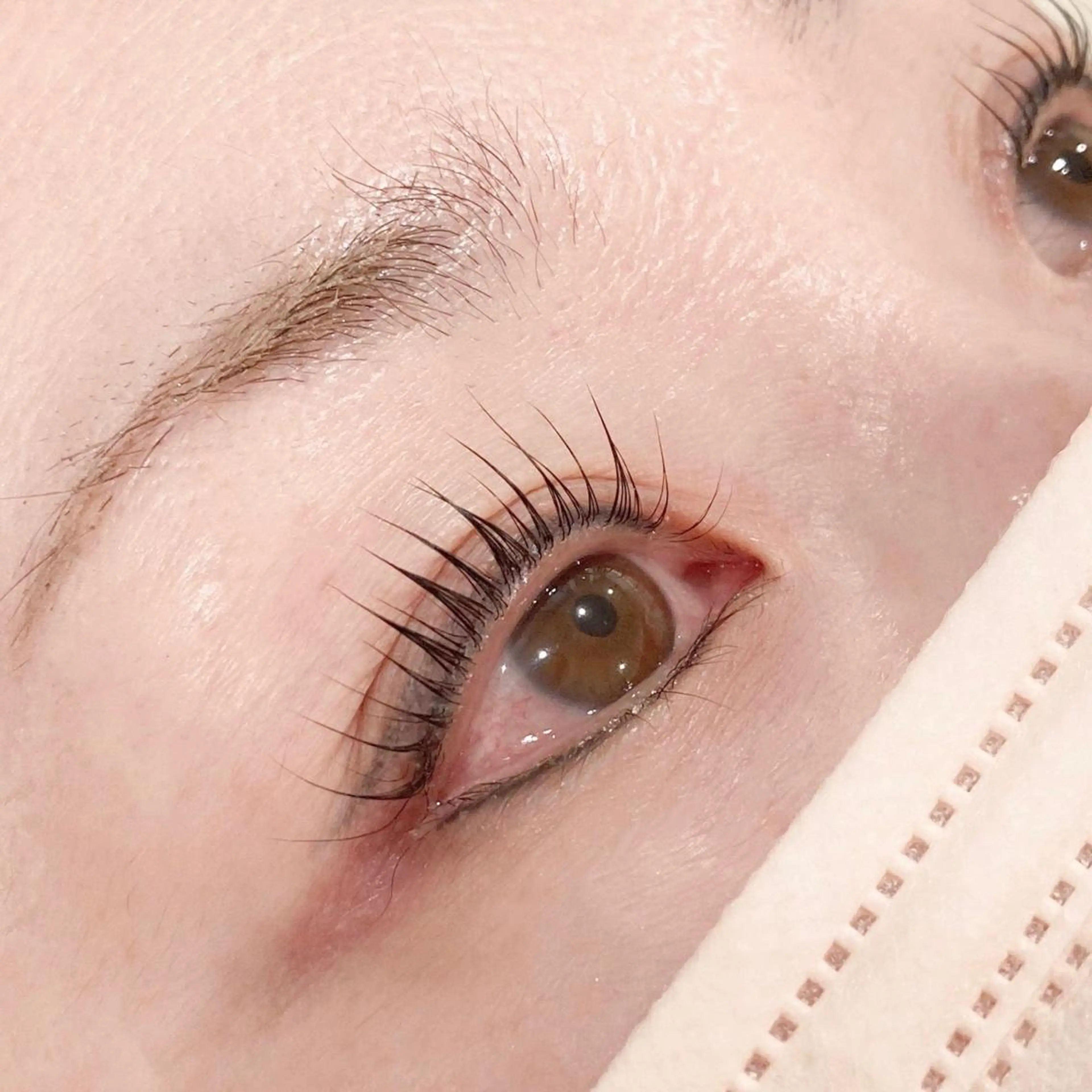 マツエク・マツパ 一重×まつ毛パーマ アッパーリフトカール レイフィールド北名古屋所属・レイフィールド 服部のマツエク・マツパデザイン