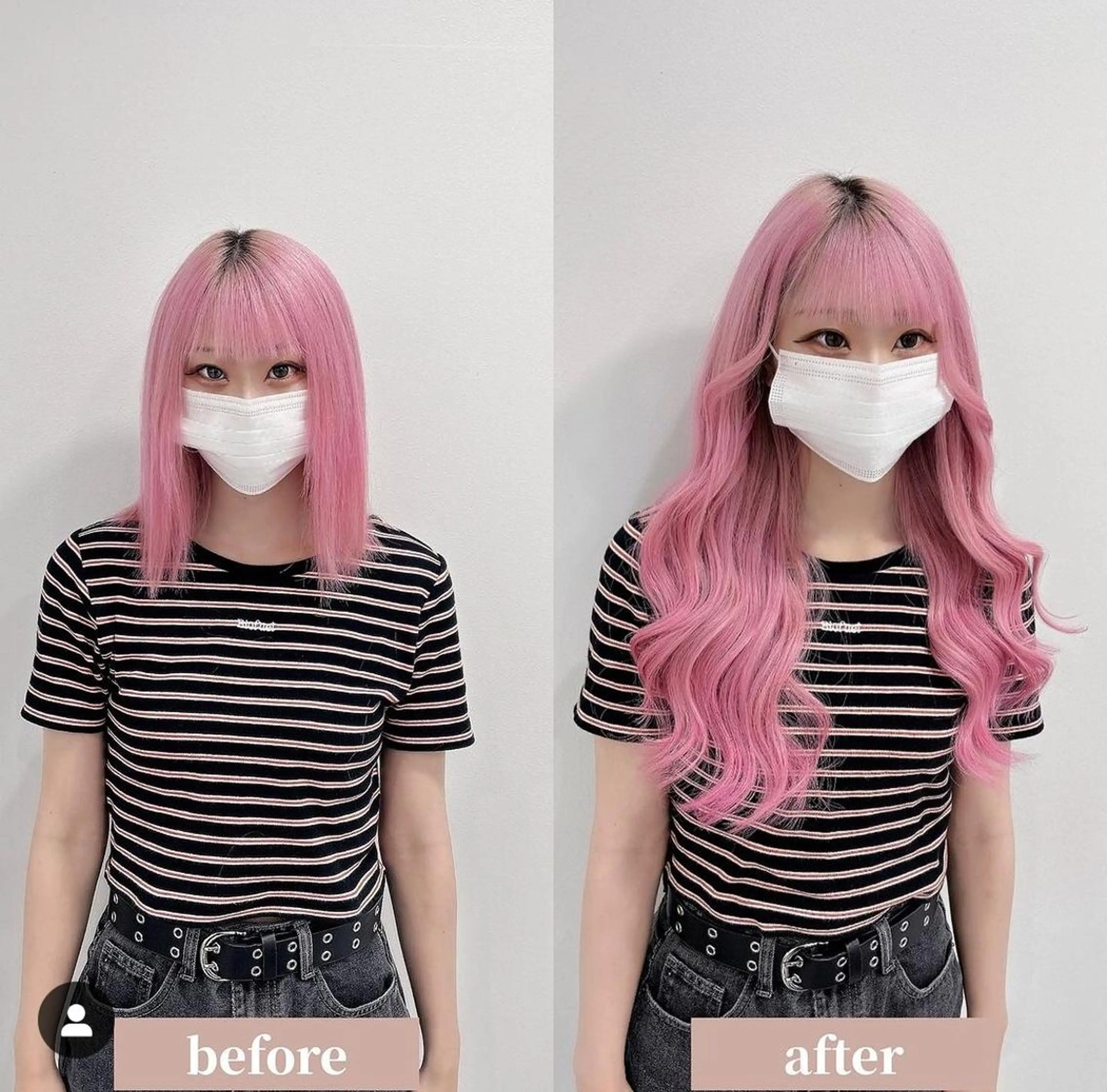 【✨minim限定✨】カラー+プレミアムシールエクステ100枚（47ｃｍ）の写真