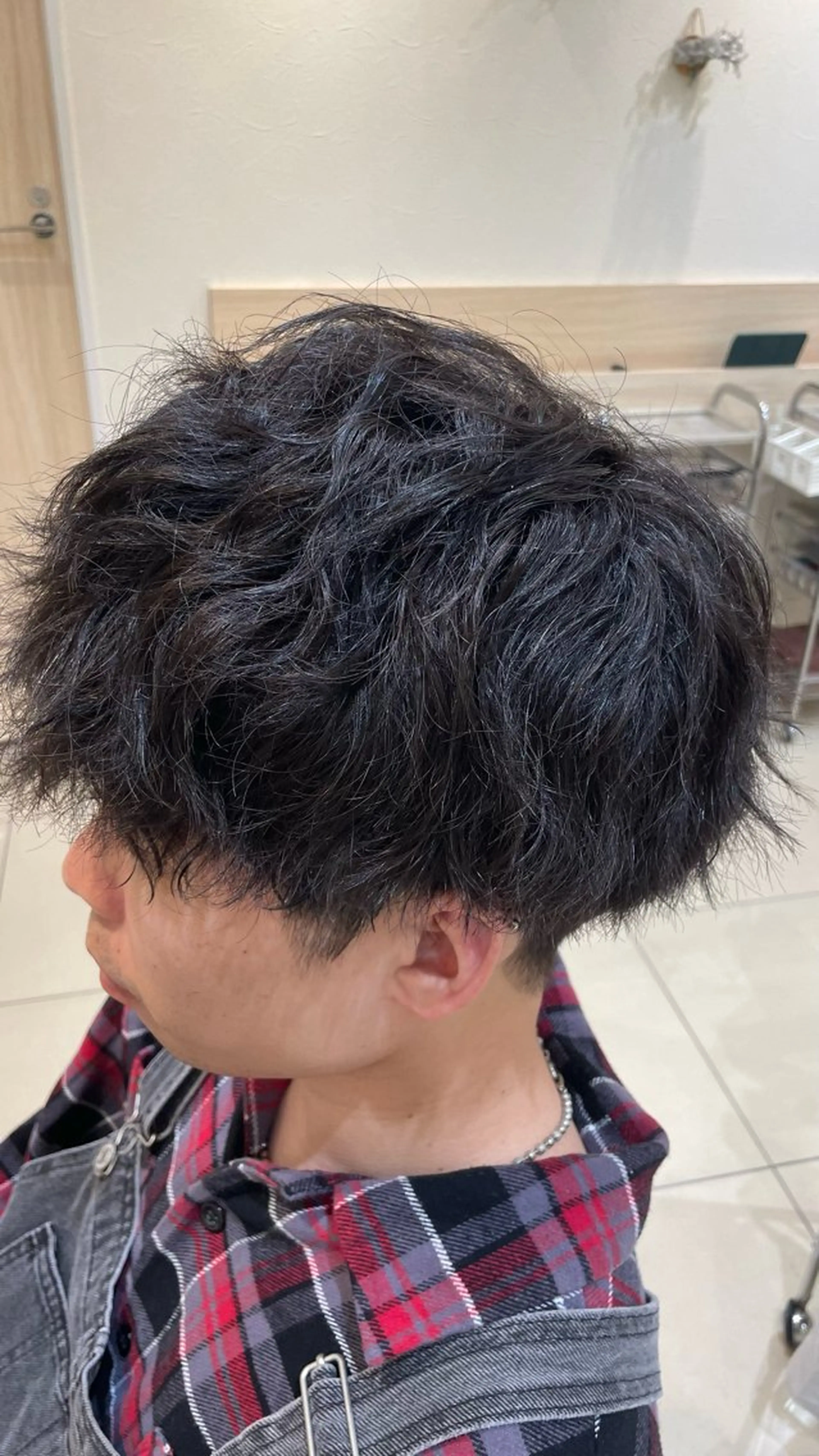 ショート 髪質改善縮毛矯正 堀田陸斗のヘアスタイル