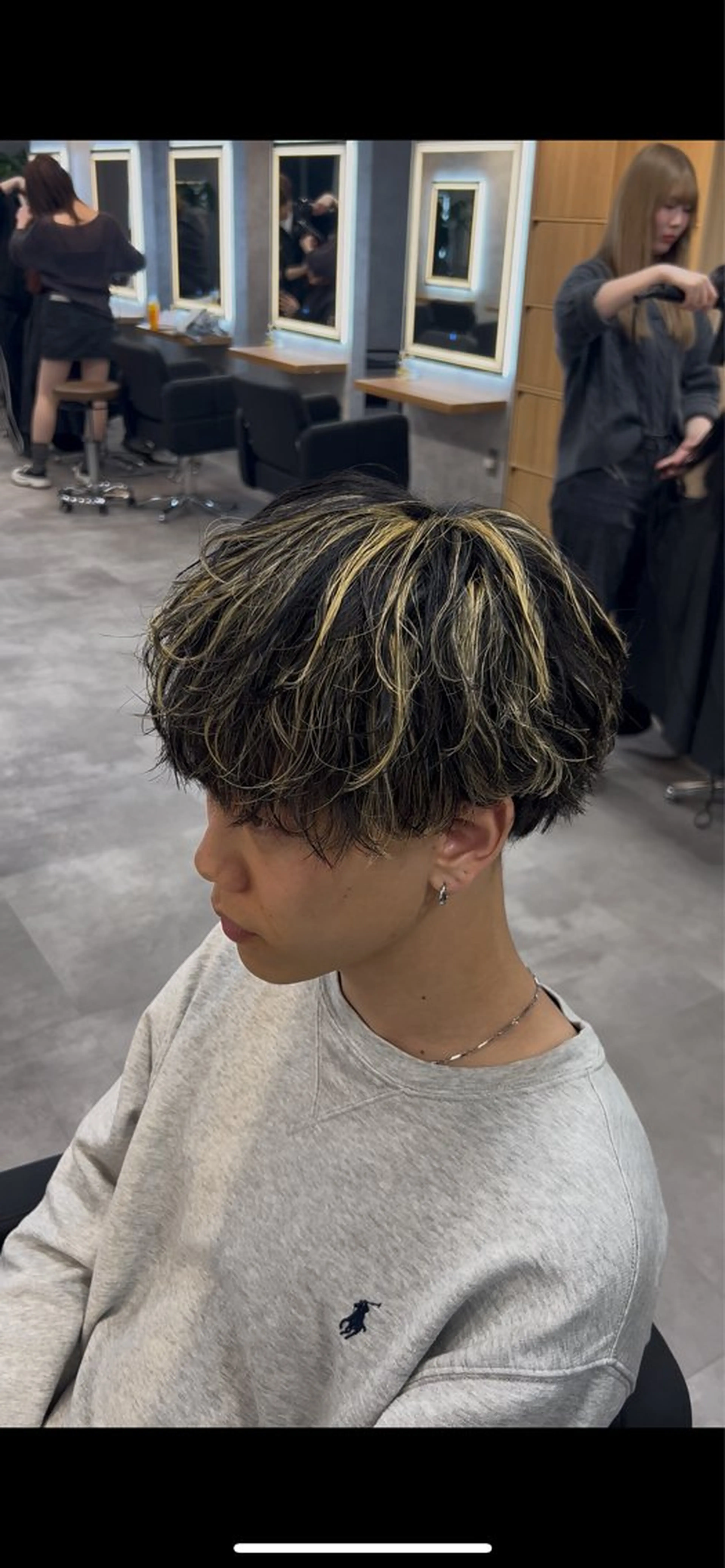 カラー メンズ メンズハイライト ハイライトカラー カット ヘアカラー 【札幌メンズ特化】 つばさ🔥のヘアスタイル