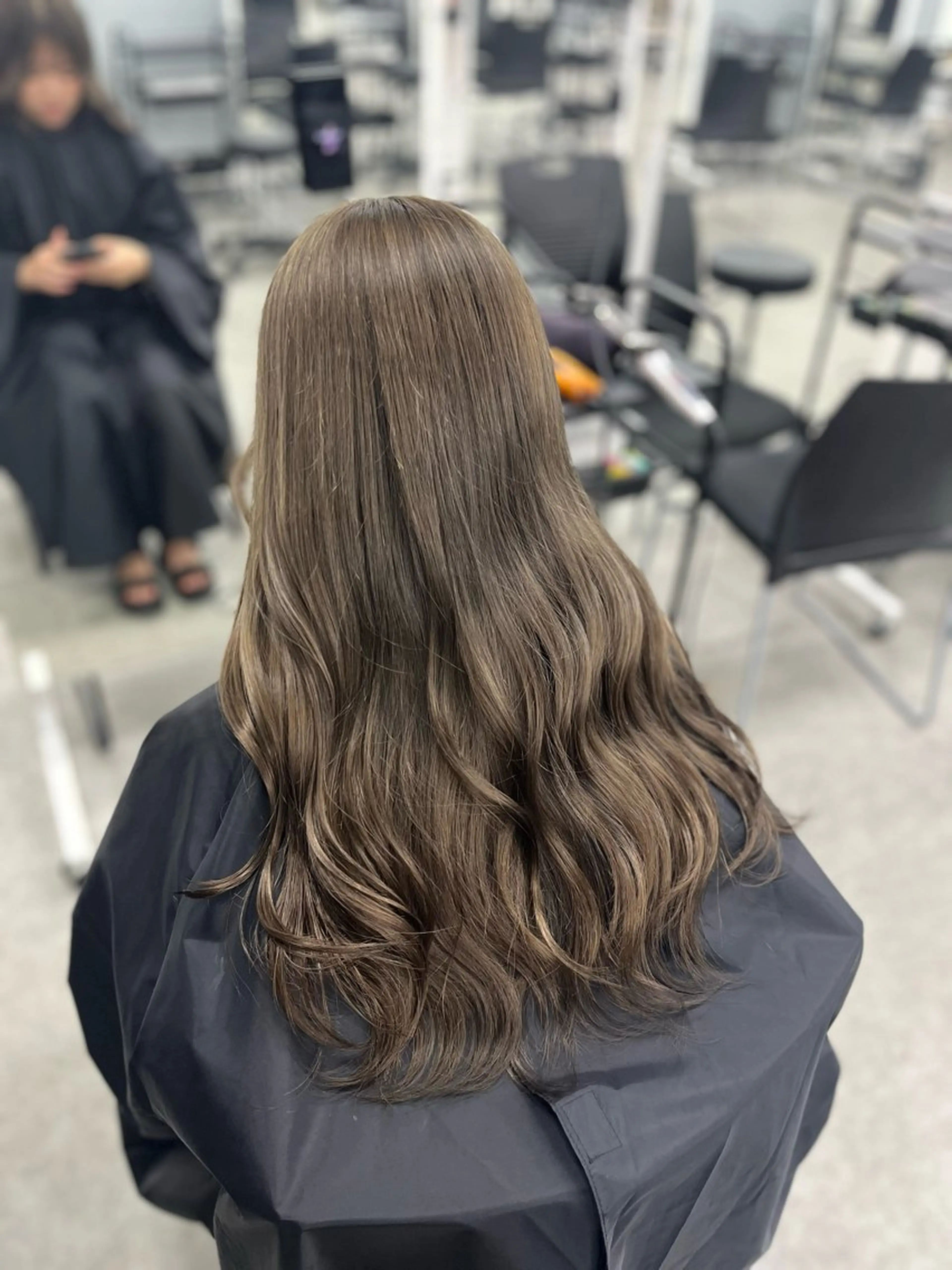 カラー ベージュ・ラベンダー カラー🎀りりのヘアスタイル