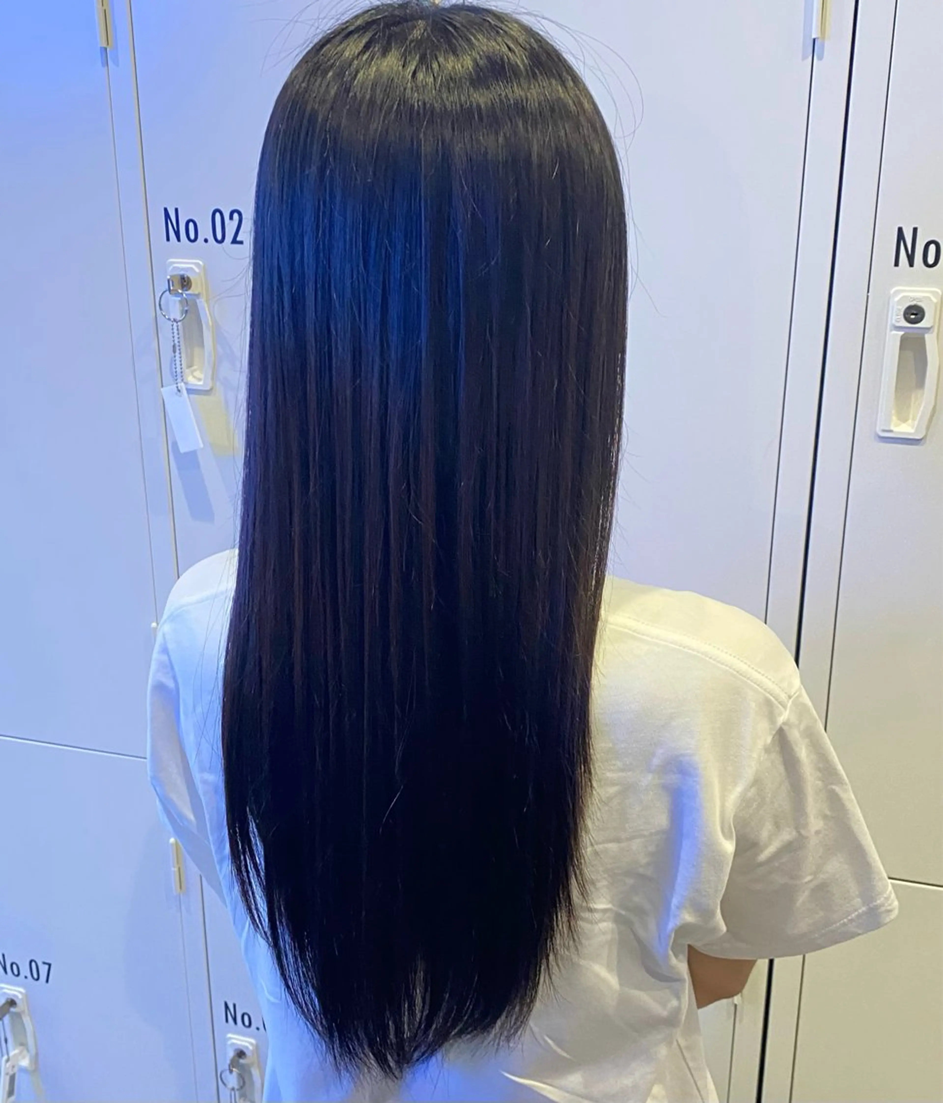 ロング 縮毛矯正 縮毛矯正 吉田 恋々音のヘアスタイル