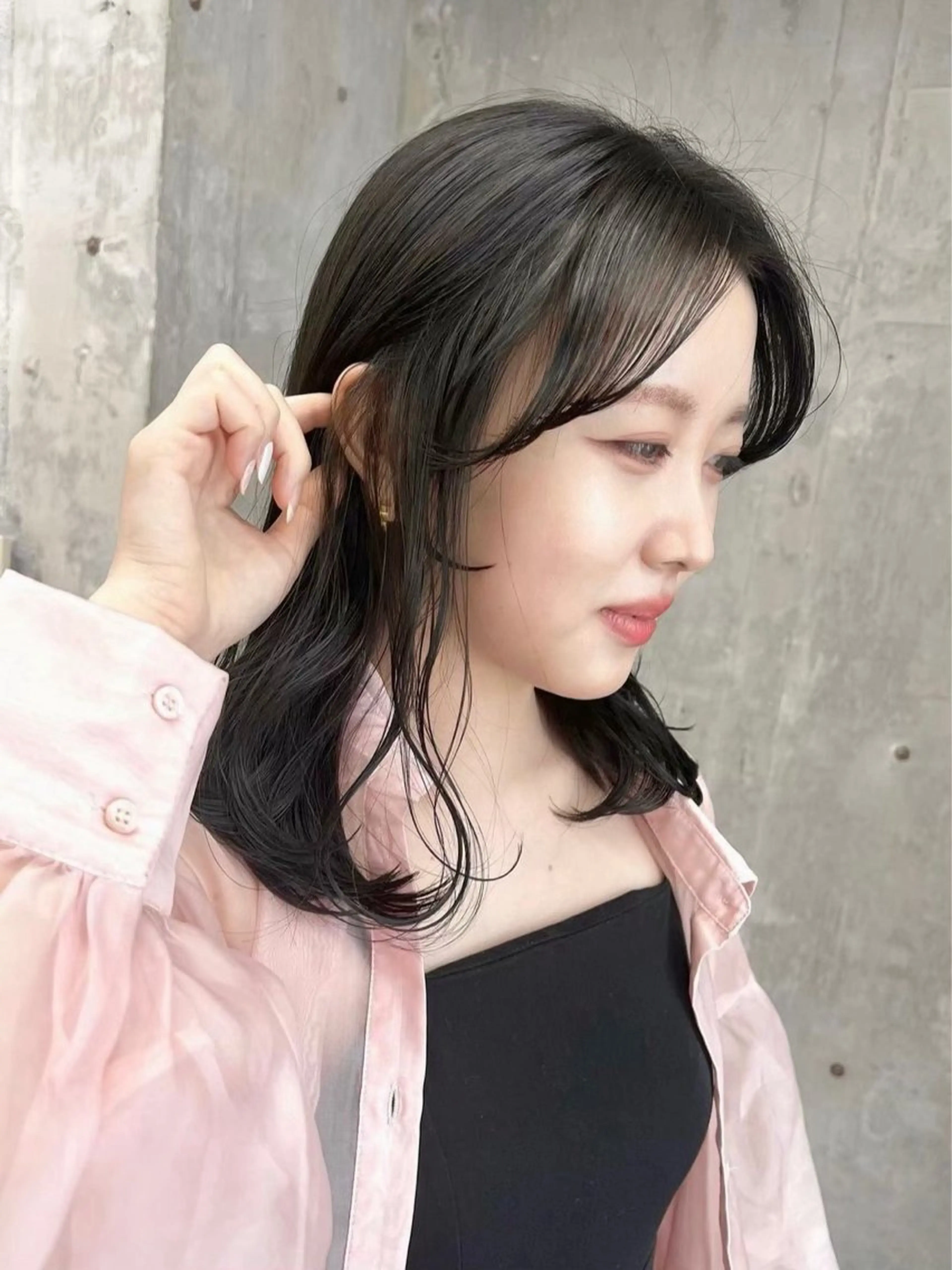 🌕 期間限定クーポン🌕人気No1メニュー　うる艶カラーAujua treatment付きの写真