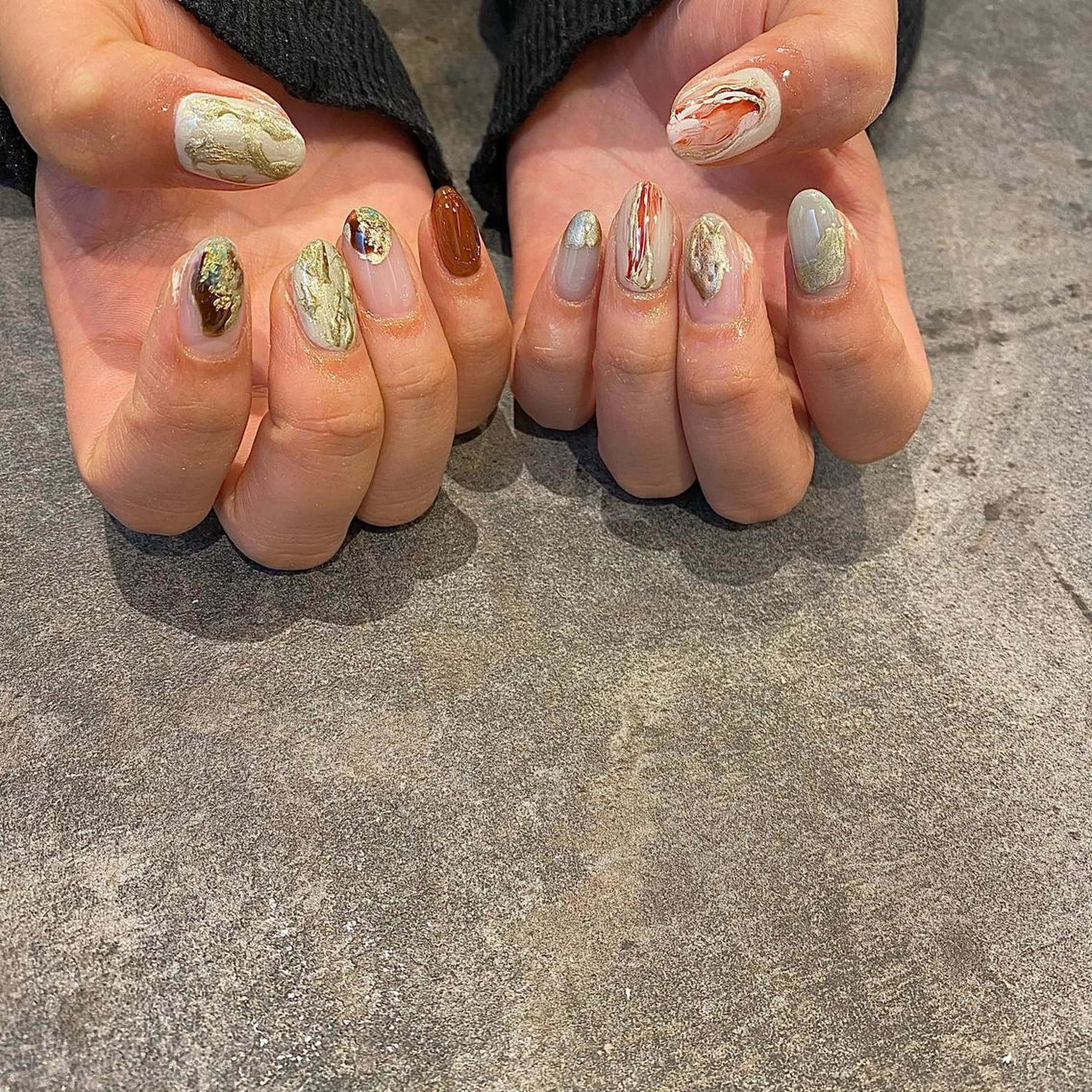 ネイル ハンドネイル 鶴田୨ৎmaison de NALIのネイルデザイン