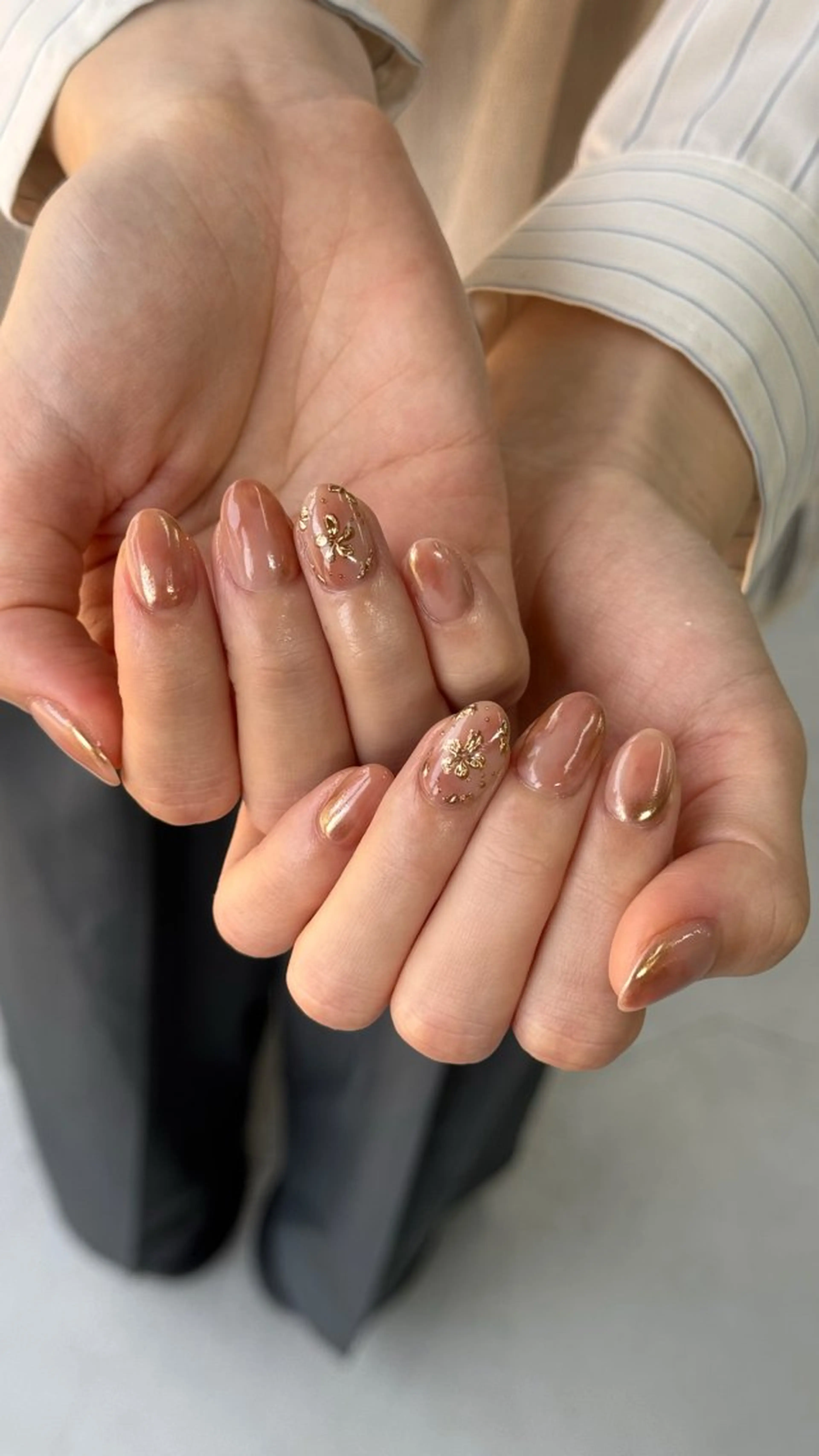 ネイル オフィスネイル ハンドネイル Momoka ネイリスト福岡/薬院のネイルデザイン