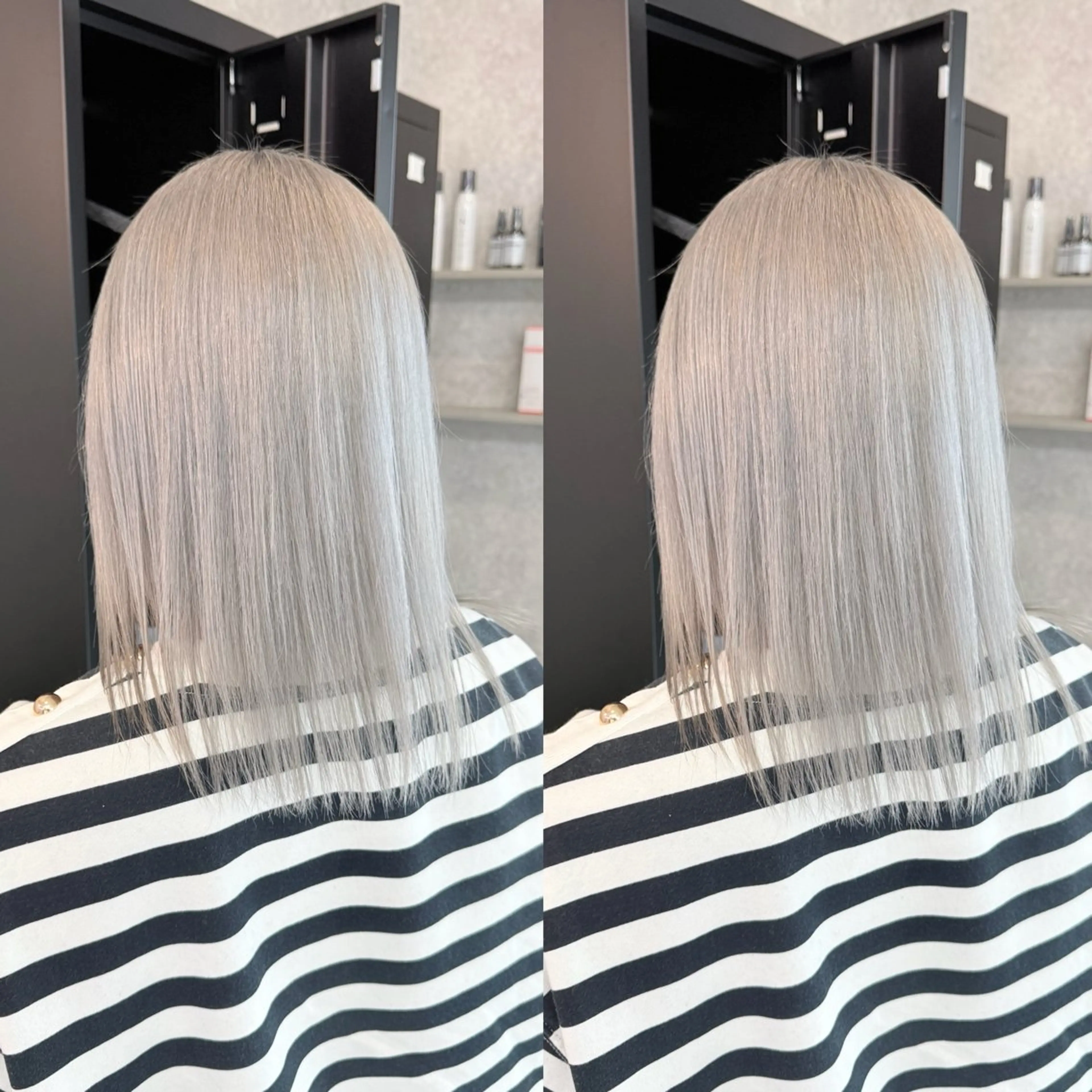 ミディアム カラー 🌺ハイトーン🌺 矢葺 なぎさ🌺🌺のヘアスタイル