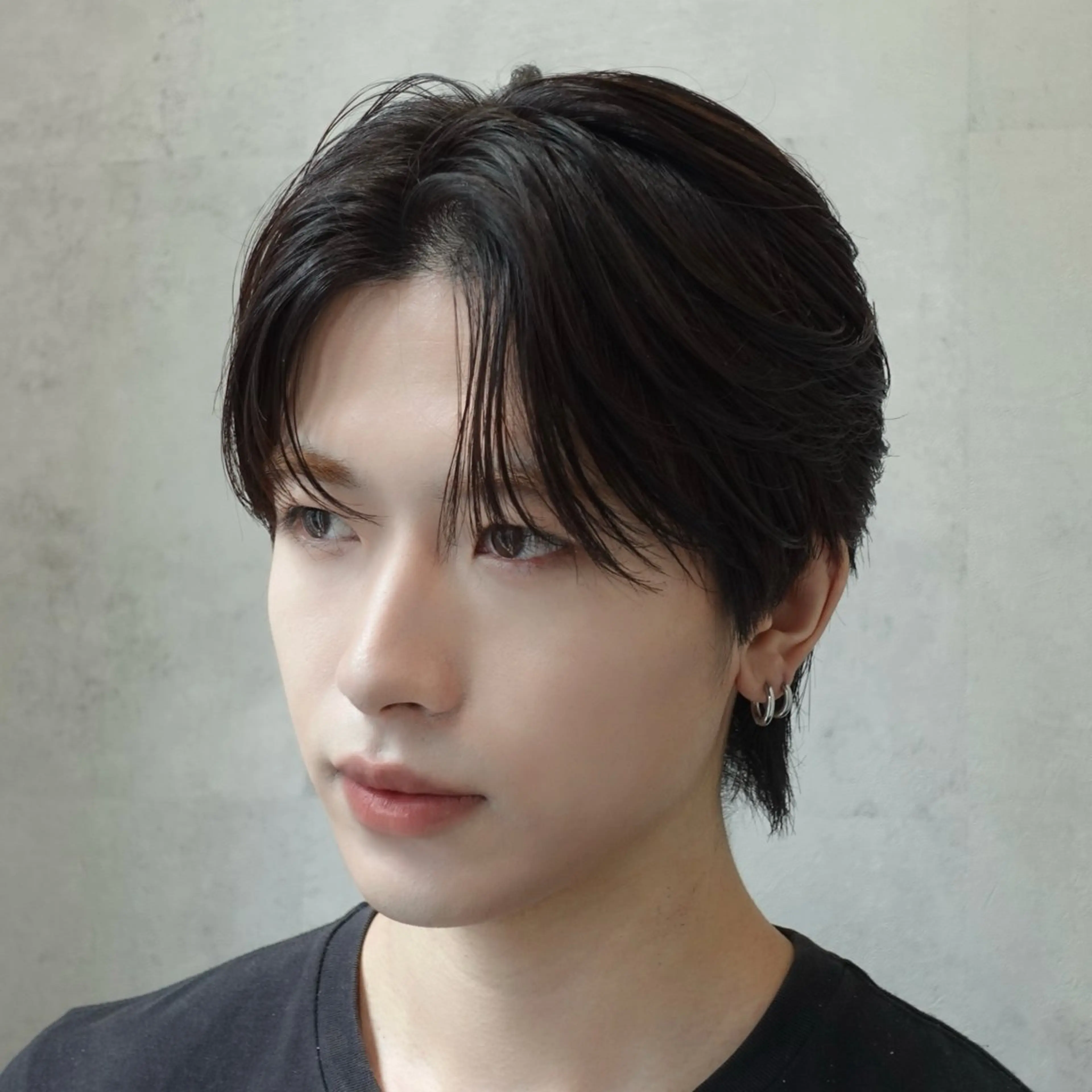 メンズ センターパート メンズ韓国風 LAVEL 渋谷店所属・ふーか/韓国メンズ /カットモデル募集のヘアスタイル