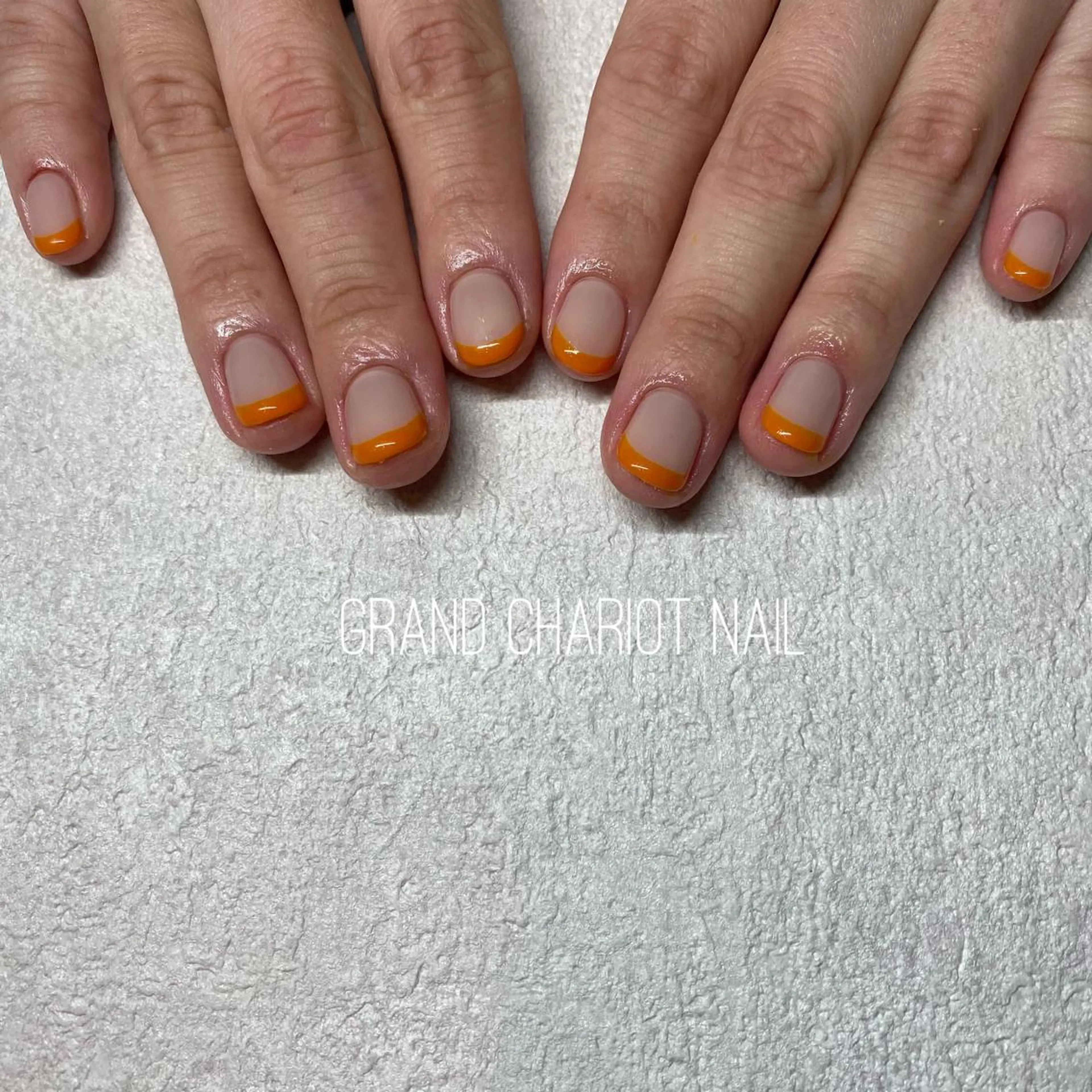 ネイル アートネイル フレンチネイル NORA nail UMEDAのネイルデザイン