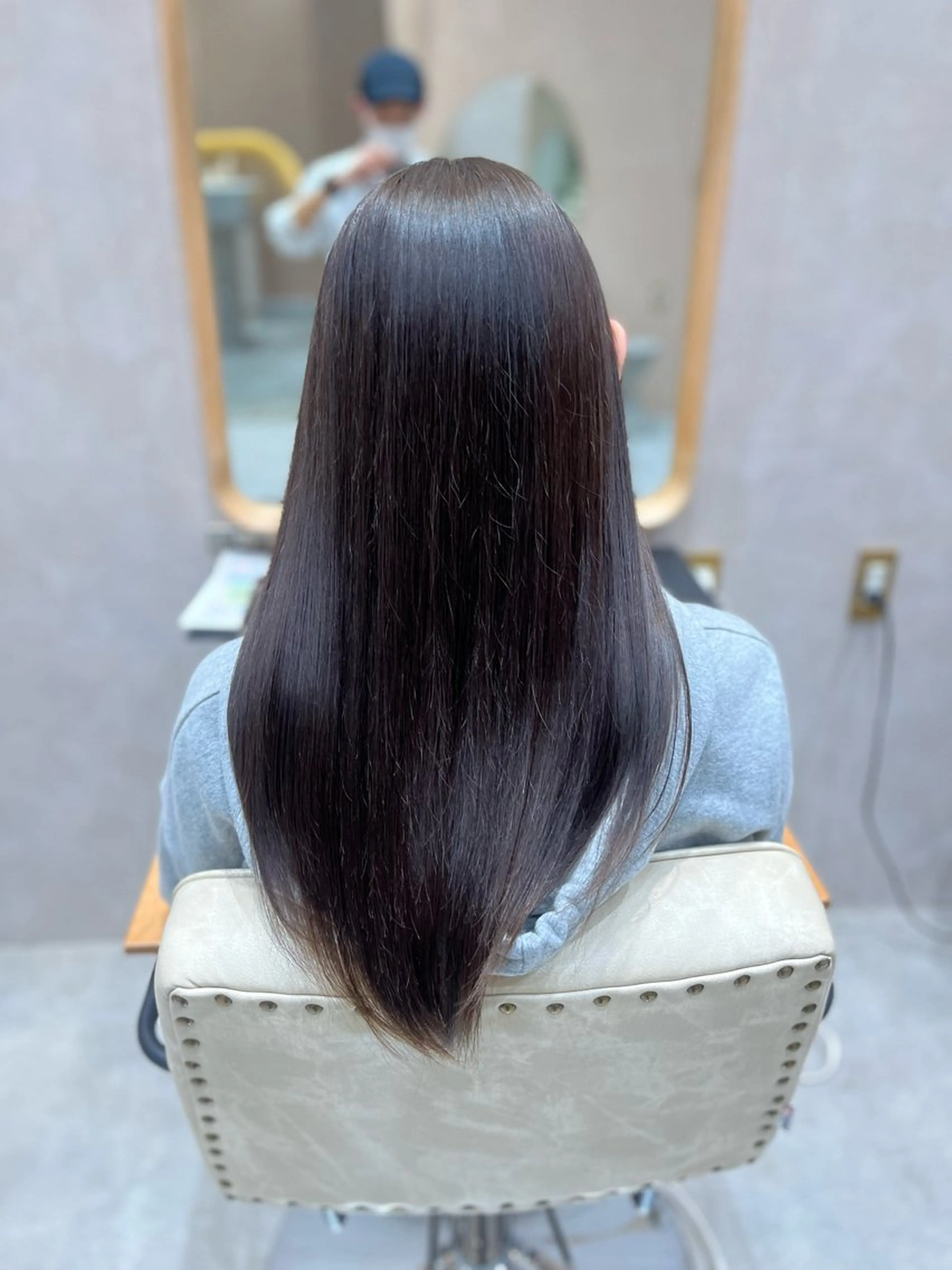 ロング 縮毛矯正 美髪トリートメント✨ たけとら🐯のヘアスタイル