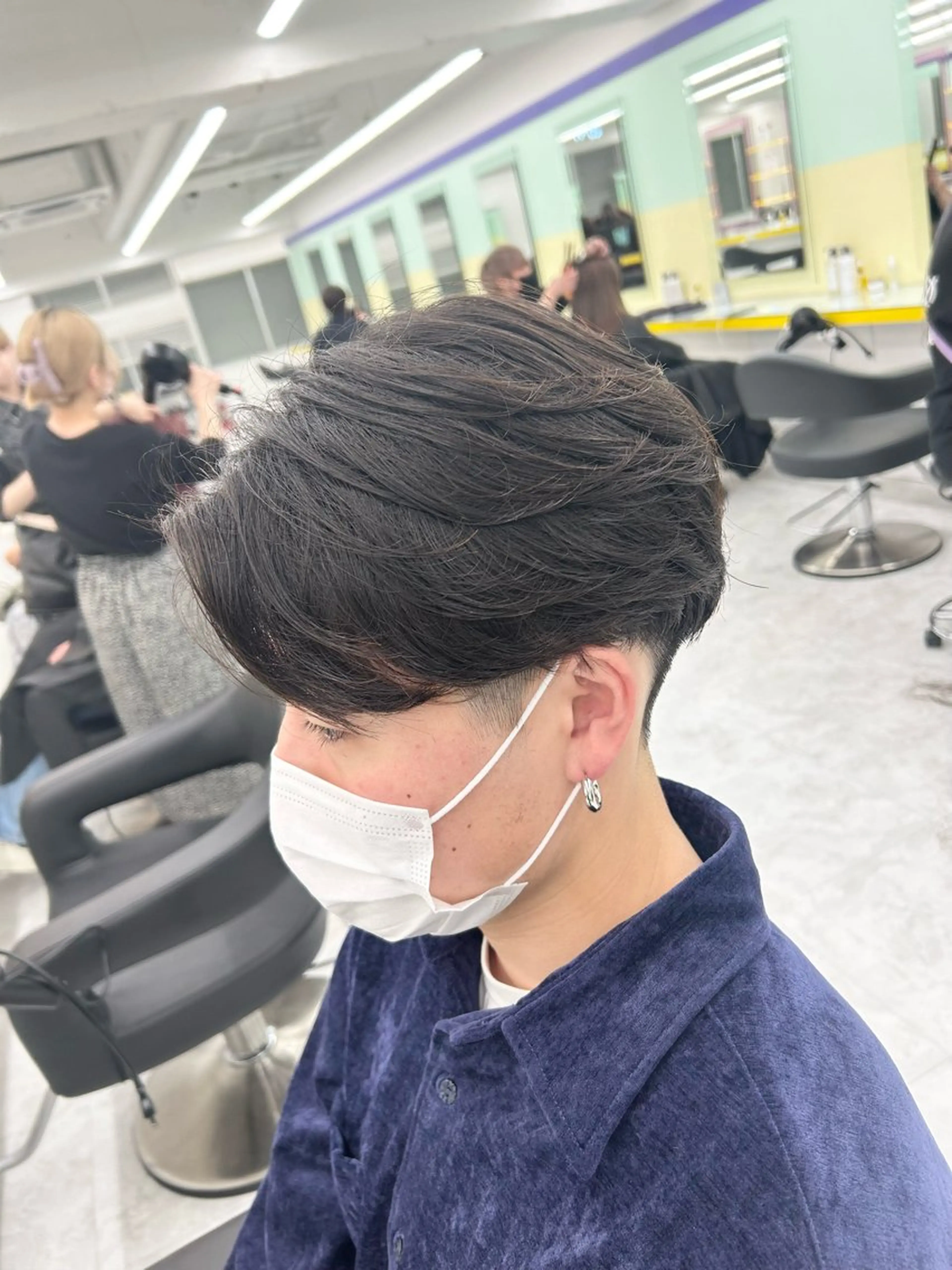 ショート カラー パーマ メンズ カット パーマ 韓国レイヤーカット /REIのヘアスタイル