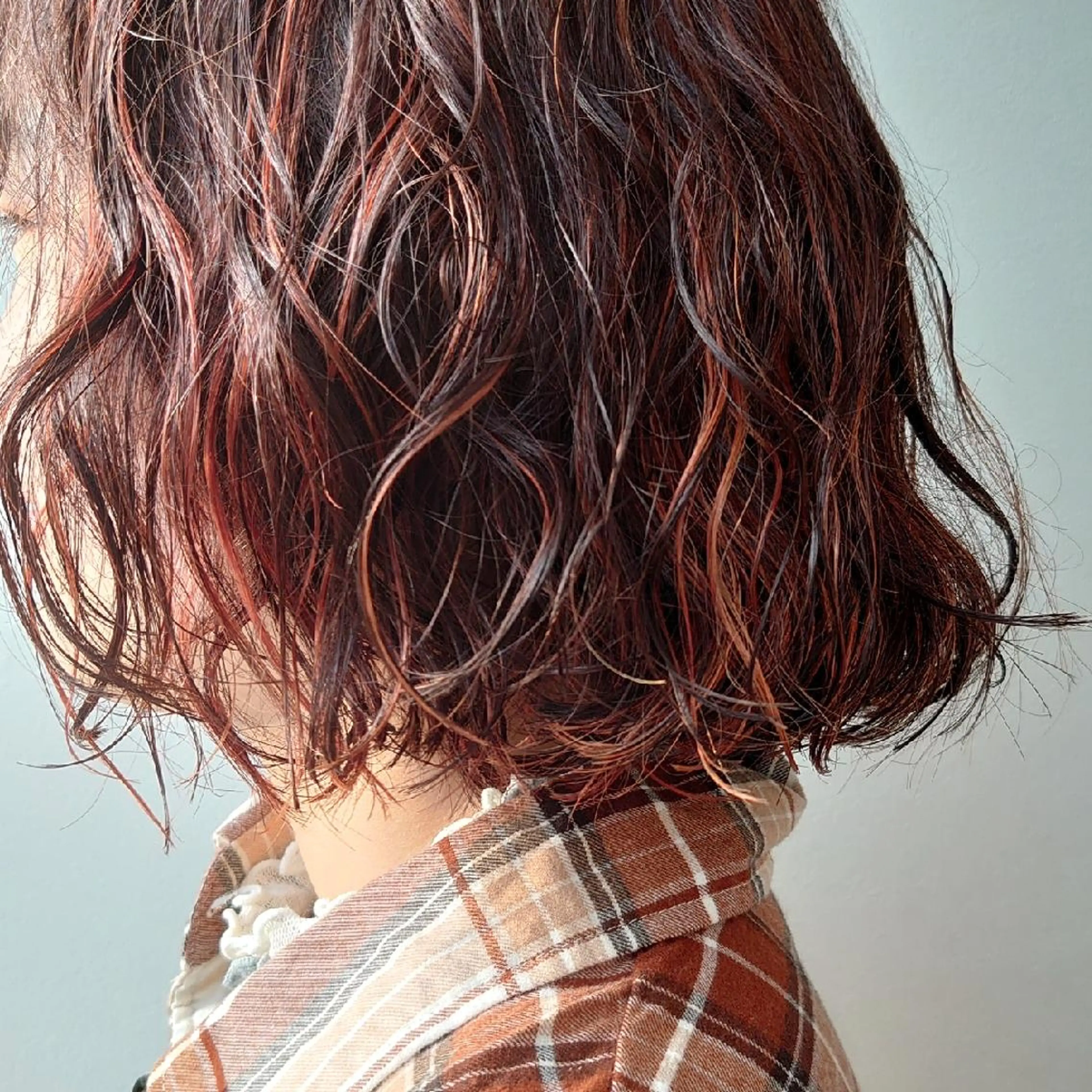 ショート カラー ハイライトカラー レッドカラー ハイライト 髪質改善/ブリーチ 田代 龍我のヘアスタイル