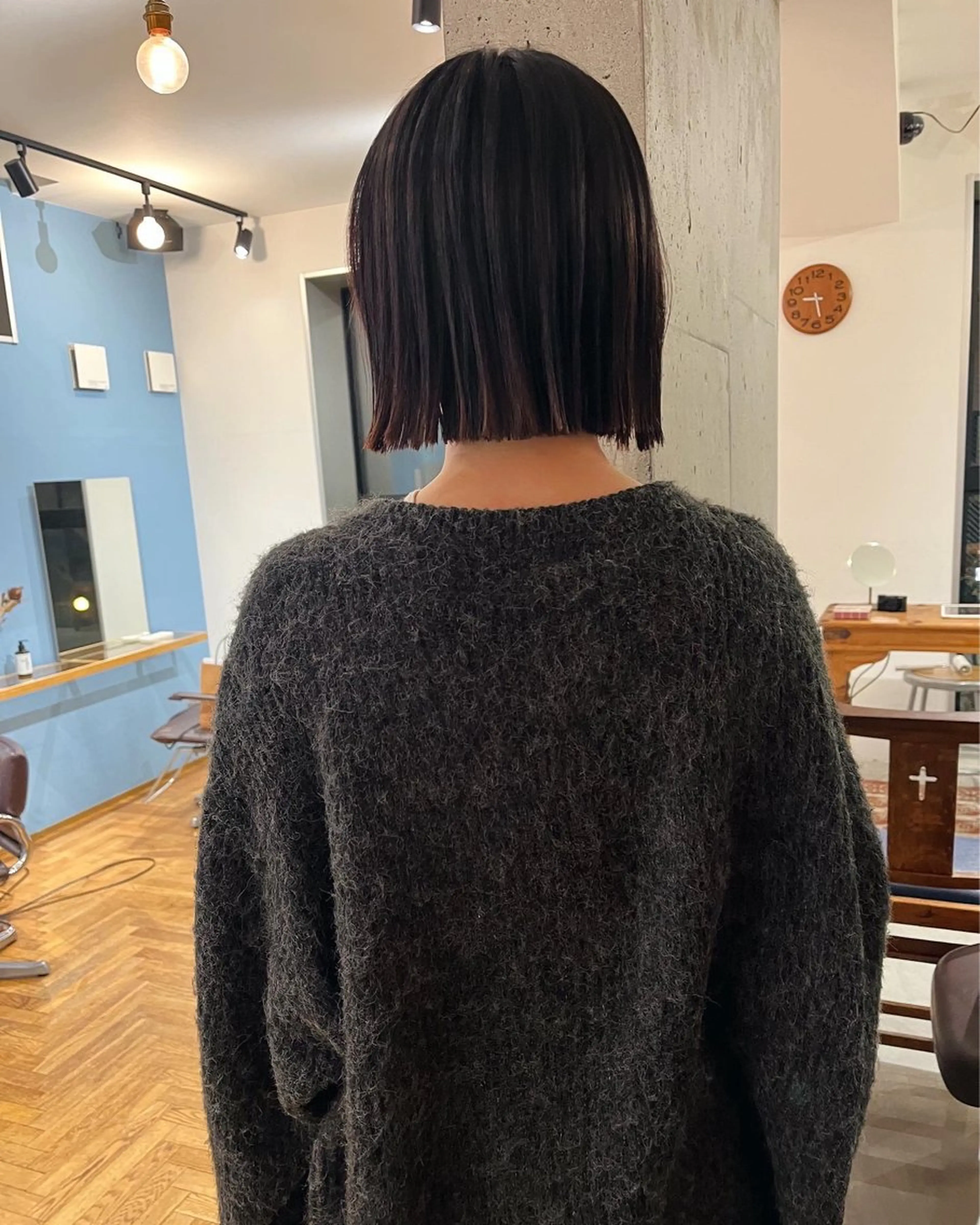 ショート 切りっぱなしボブ ボブ 外ハネヘア 暖色/パーマ 🌼クニトウメイのヘアスタイル