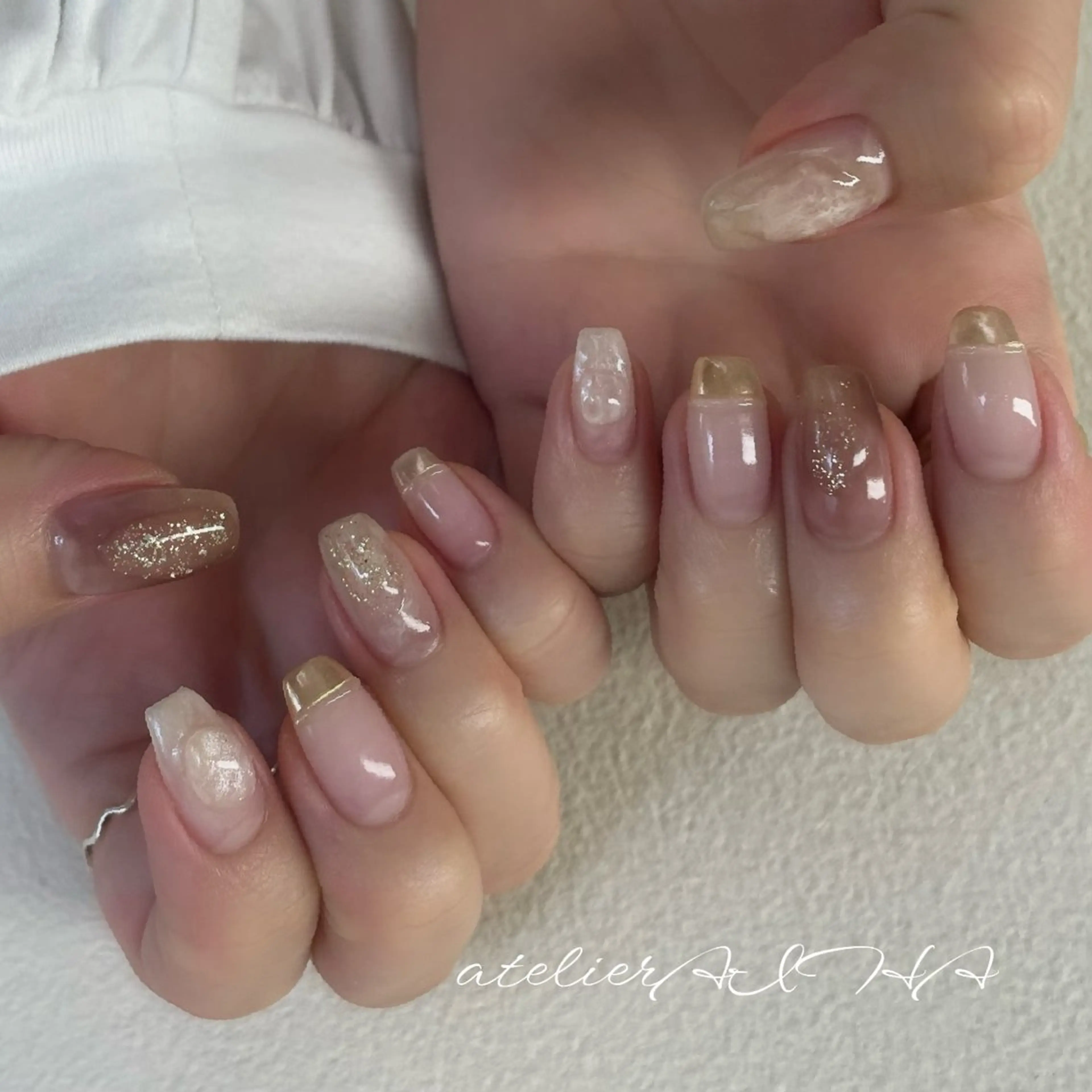 ネイル ハンドネイル アトリエAIHA所属・アトリエAIHA★ フィルイン推奨サロンのネイルデザイン