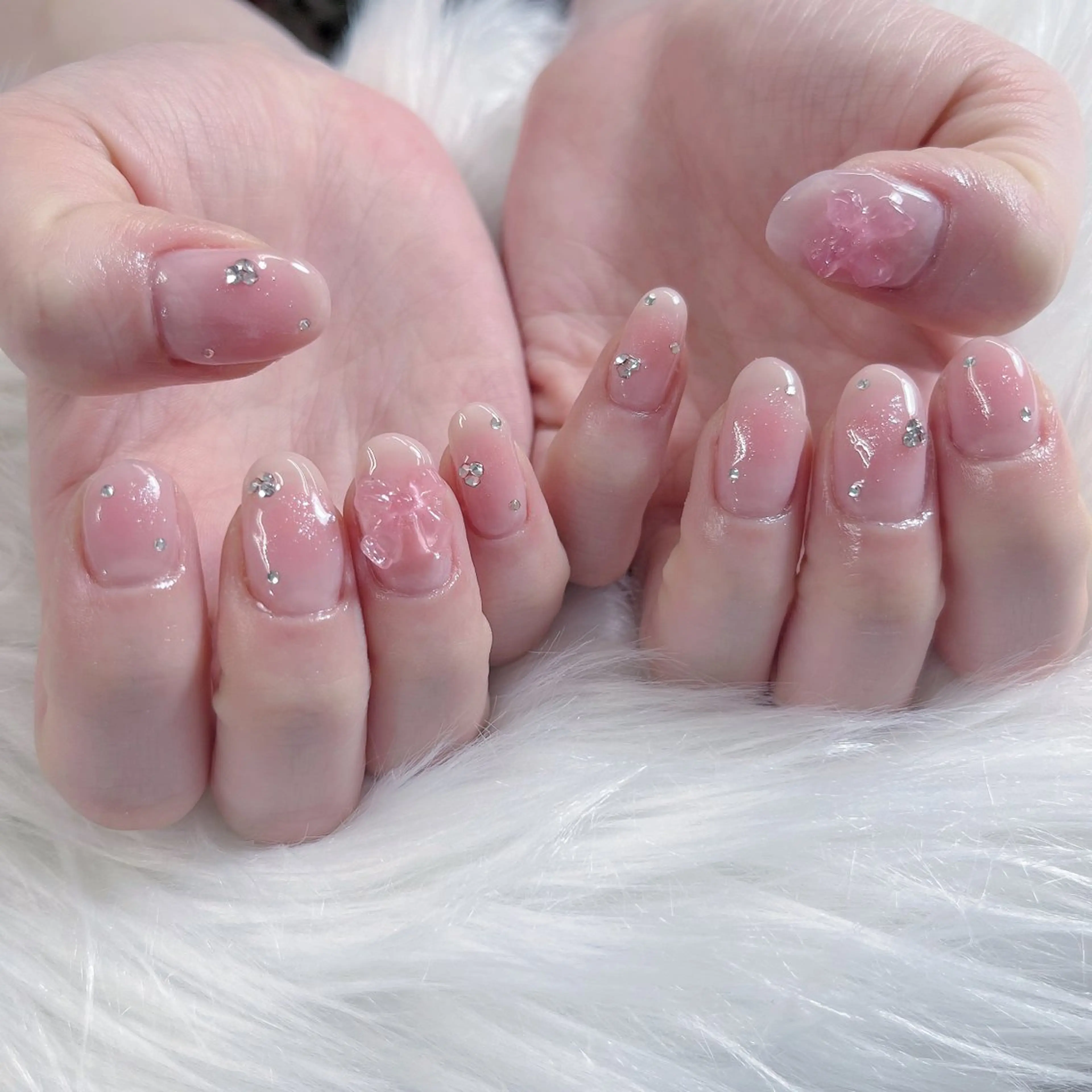 ネイル ハンドネイル Maya 🧊🫧‪のネイルデザイン