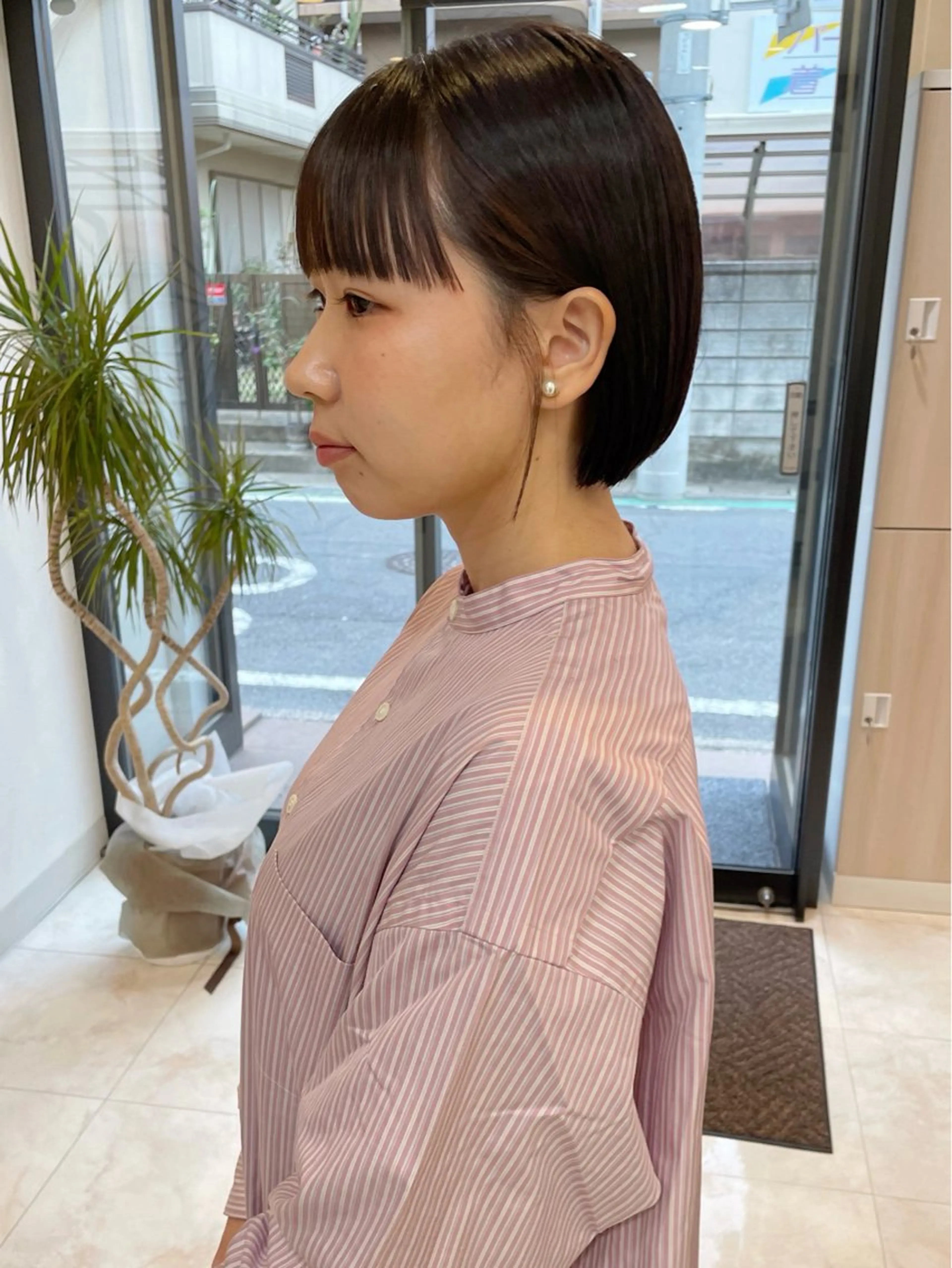 ショート 切りっぱなしボブ ボブ カット ヘアカラー 【ボブ/個室サロン】 癒し空間mimuraのヘアスタイル