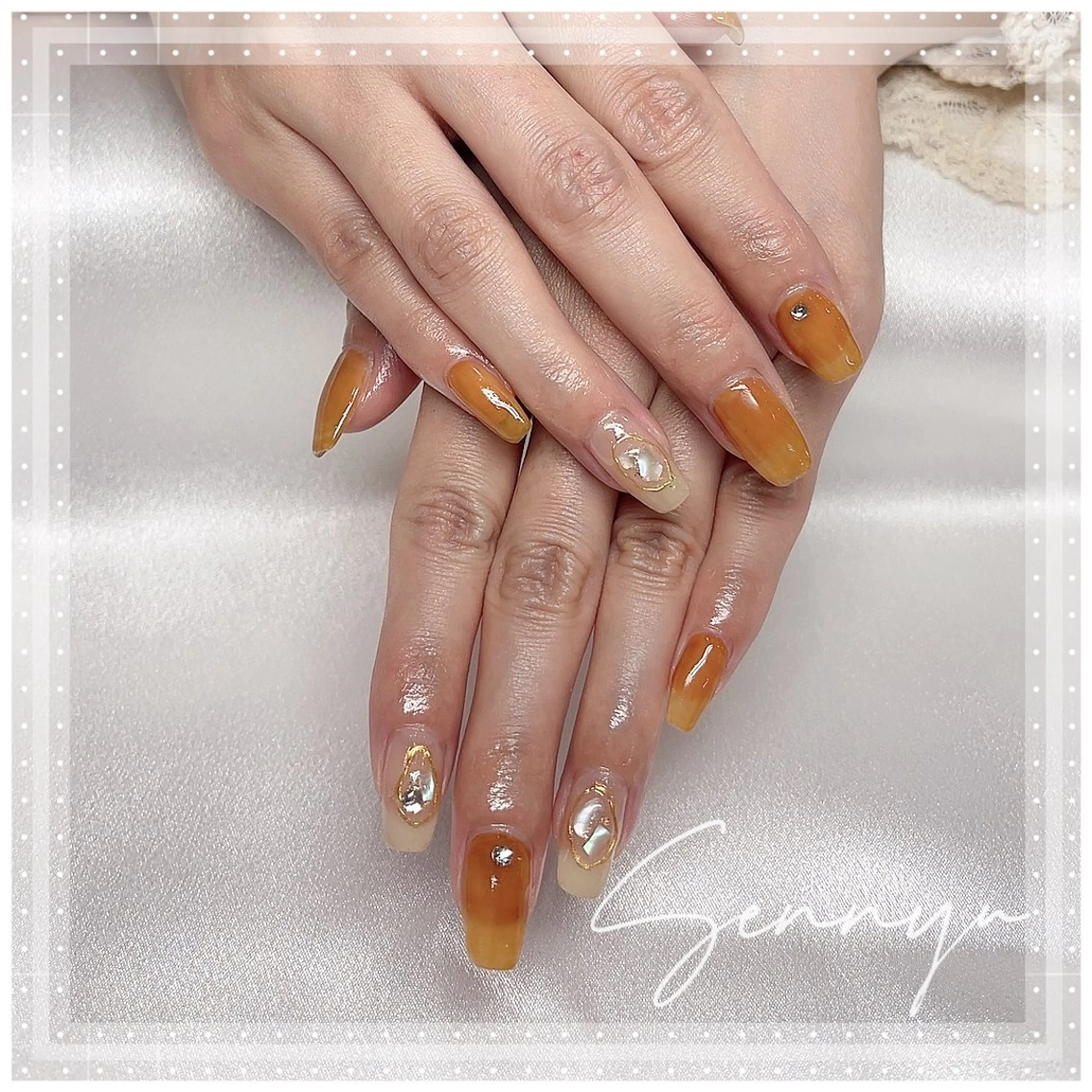 ネイル 持ち込み モンナ CCのネイルデザイン