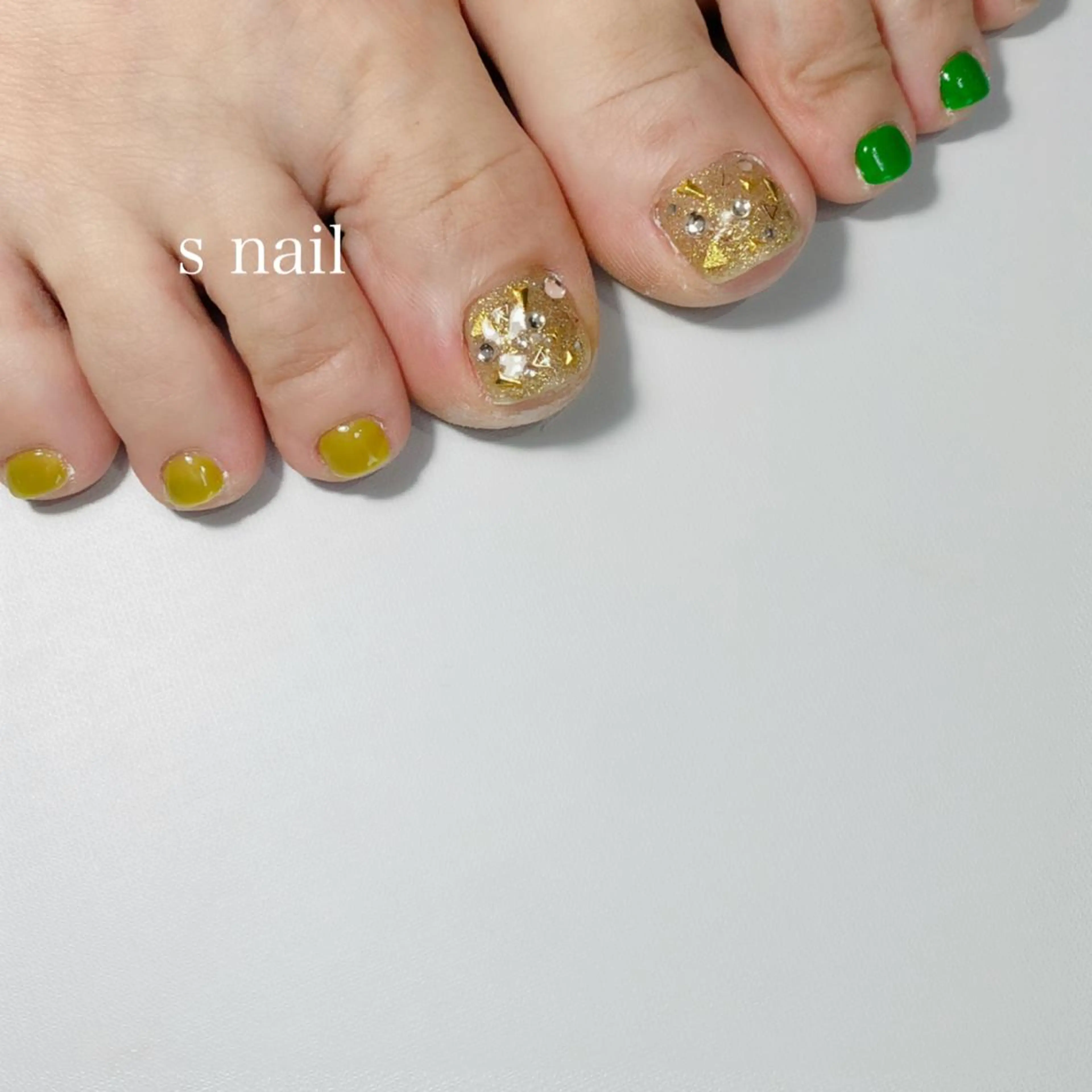 ネイル フットネイル s nail さとよしみゆきのネイルデザイン