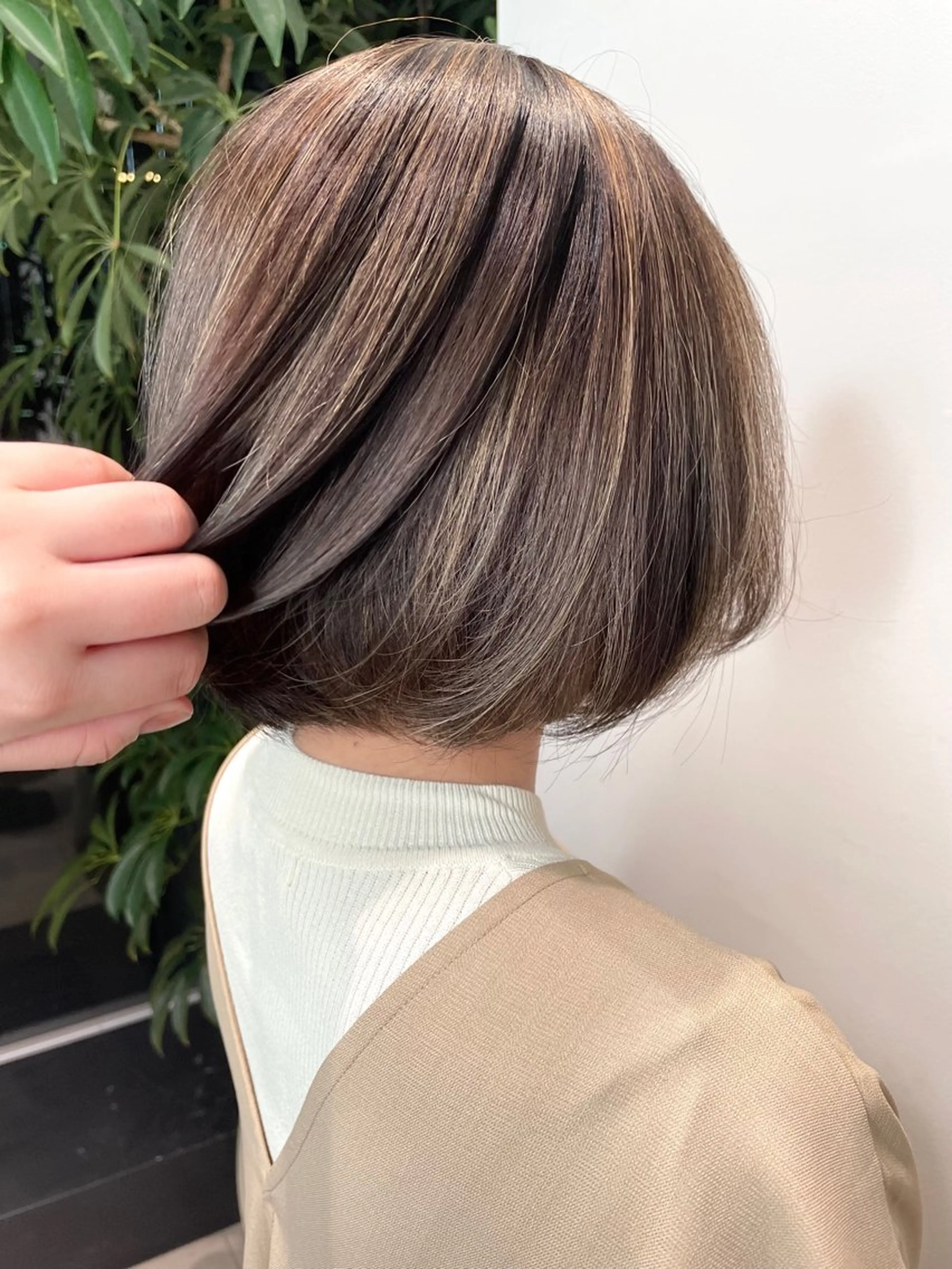 カラー ヘアカラー トリートメント 🤍 ももか🤍のヘアスタイル