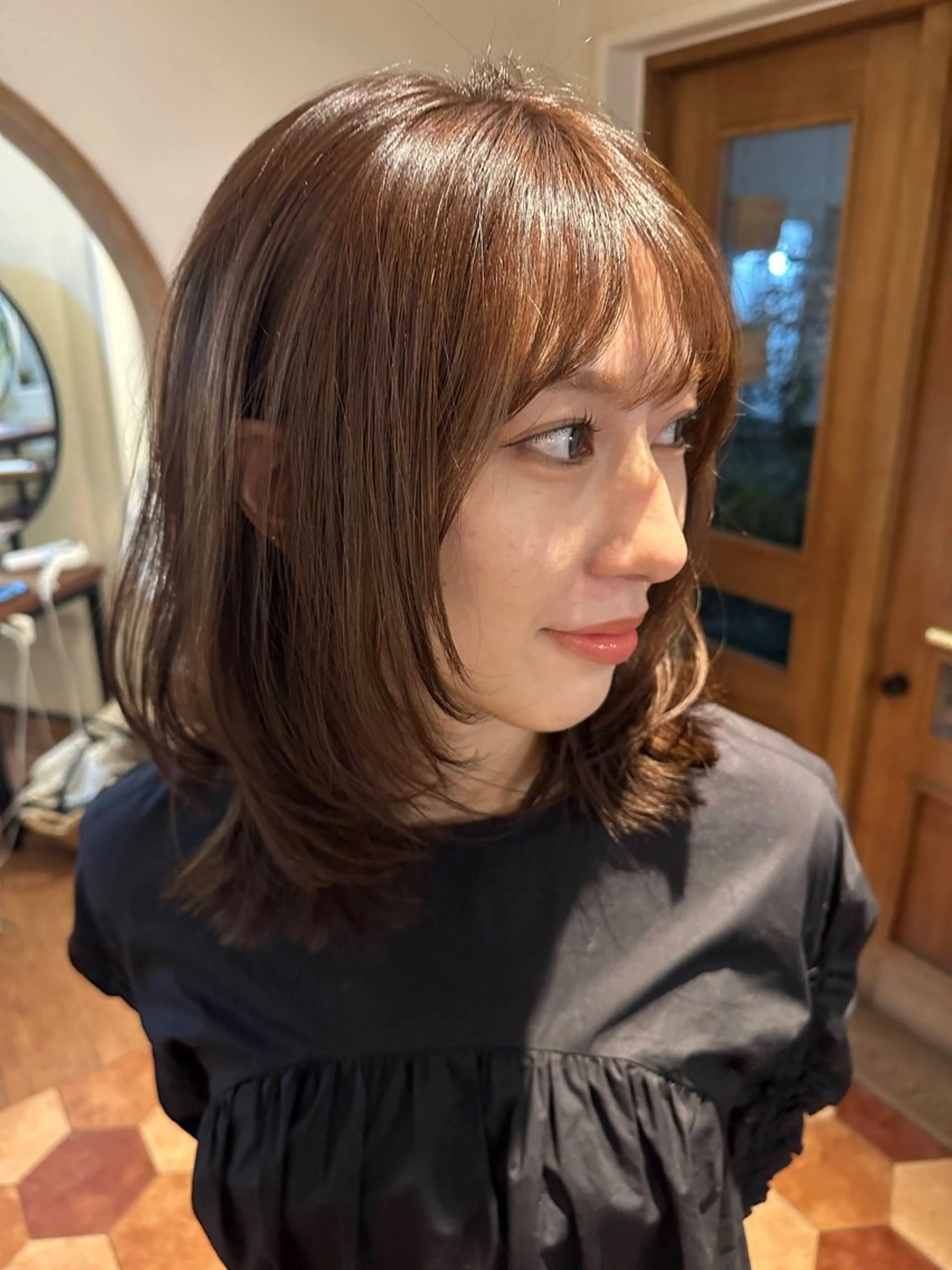 ミディアム カット Stella BOUTIQUE所属・かつやま めいのヘアスタイル